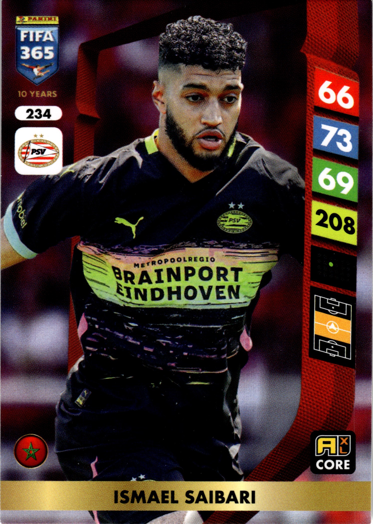 Ismael Saibari - Panini Adrenalyn XL FIFA 365 Base Set 2025, Nr. 234 (Art.-Nr. SG107761)