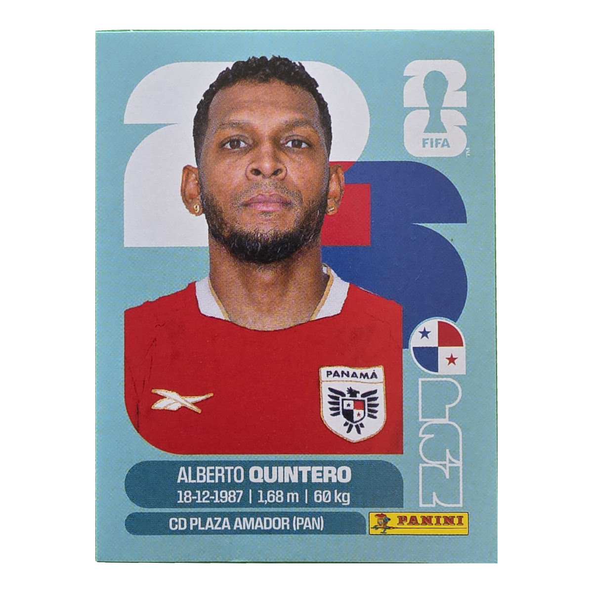Alberto Quintero - Panama, FIFA WM 2026, Nr. PAN20