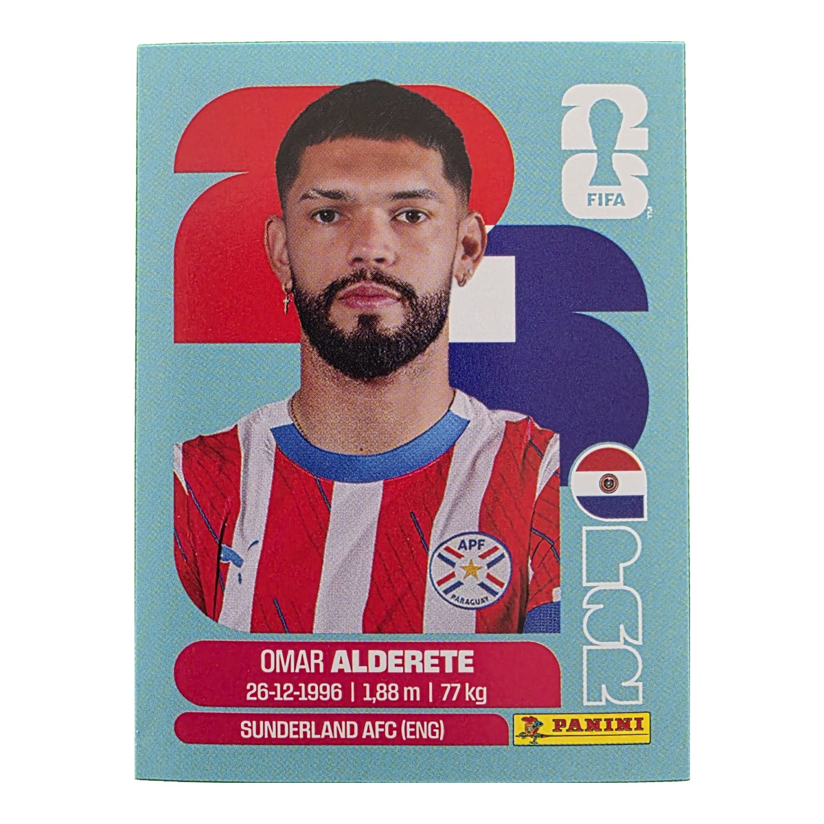Omar Alderete - Paraguay, FIFA WM 2026, Nr. PAR7