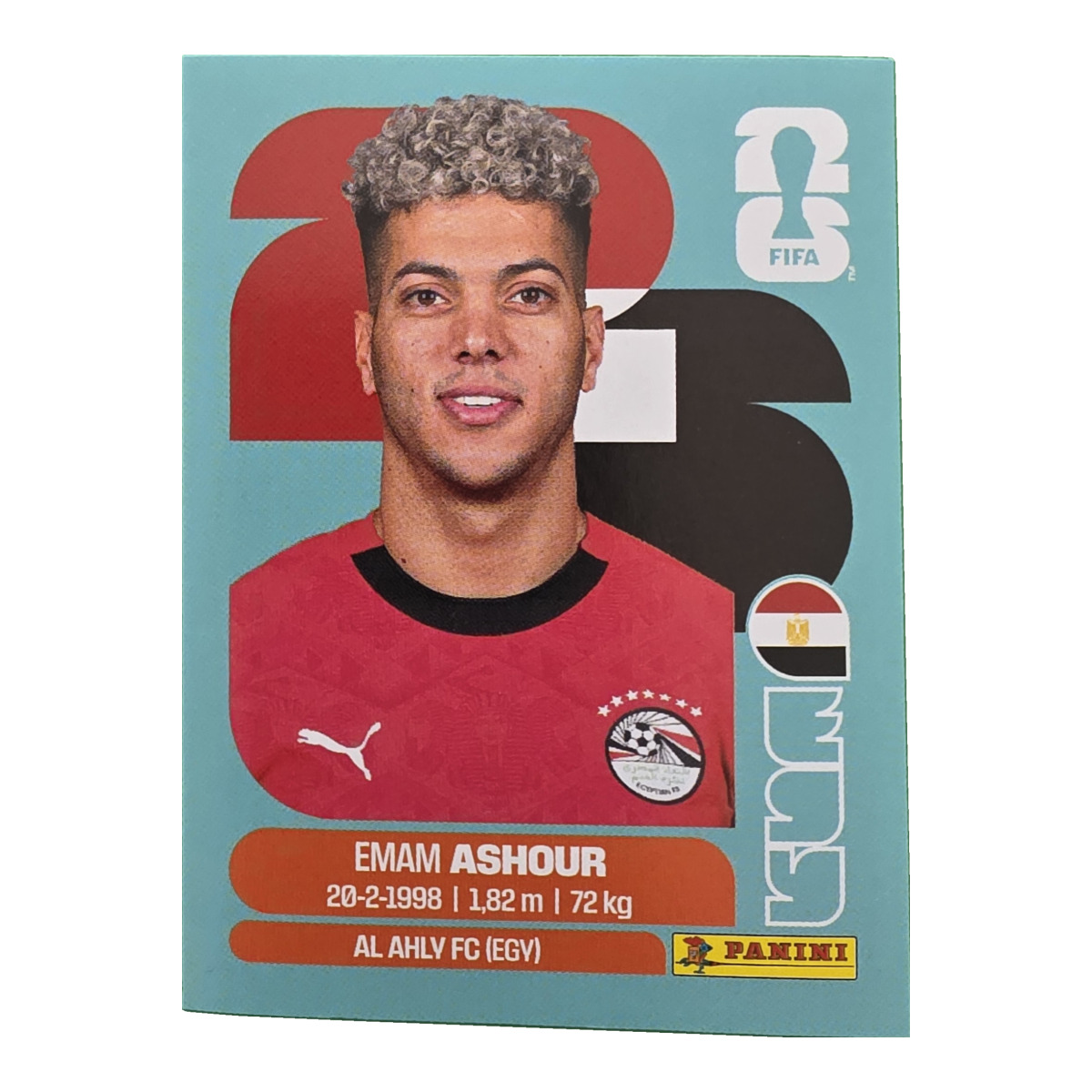 Emam Ashour - Ägypten, FIFA WM 2026, Nr. EGY15