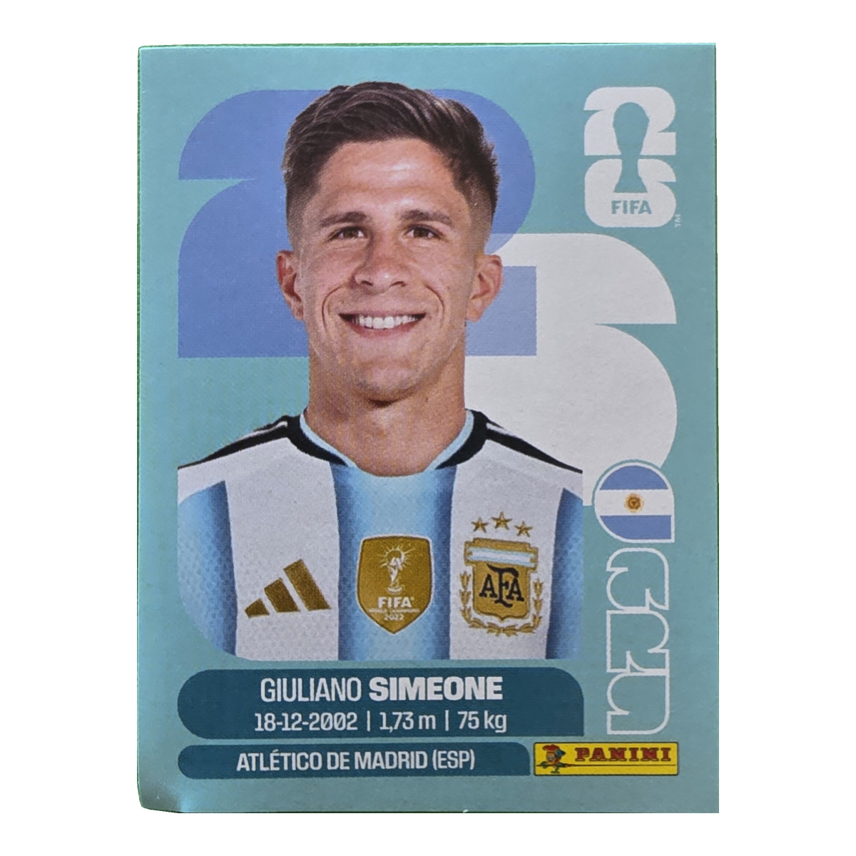 Giuliano Simeone - Argentinien, FIFA WM 2026, Nr. ARG20