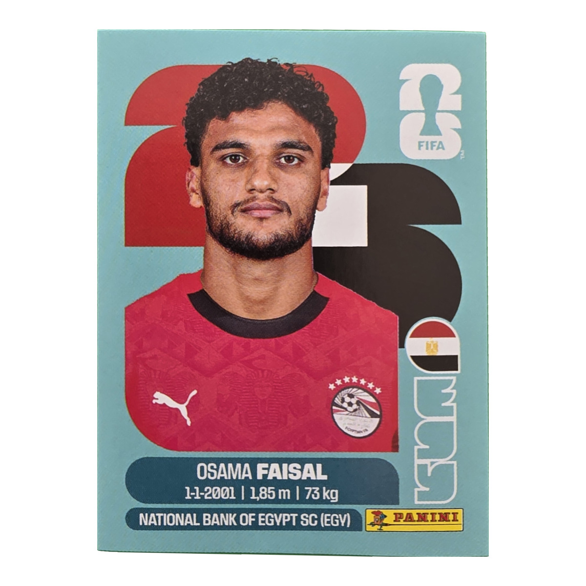 Osama Faisal - Ägypten, FIFA WM 2026, Nr. EGY16
