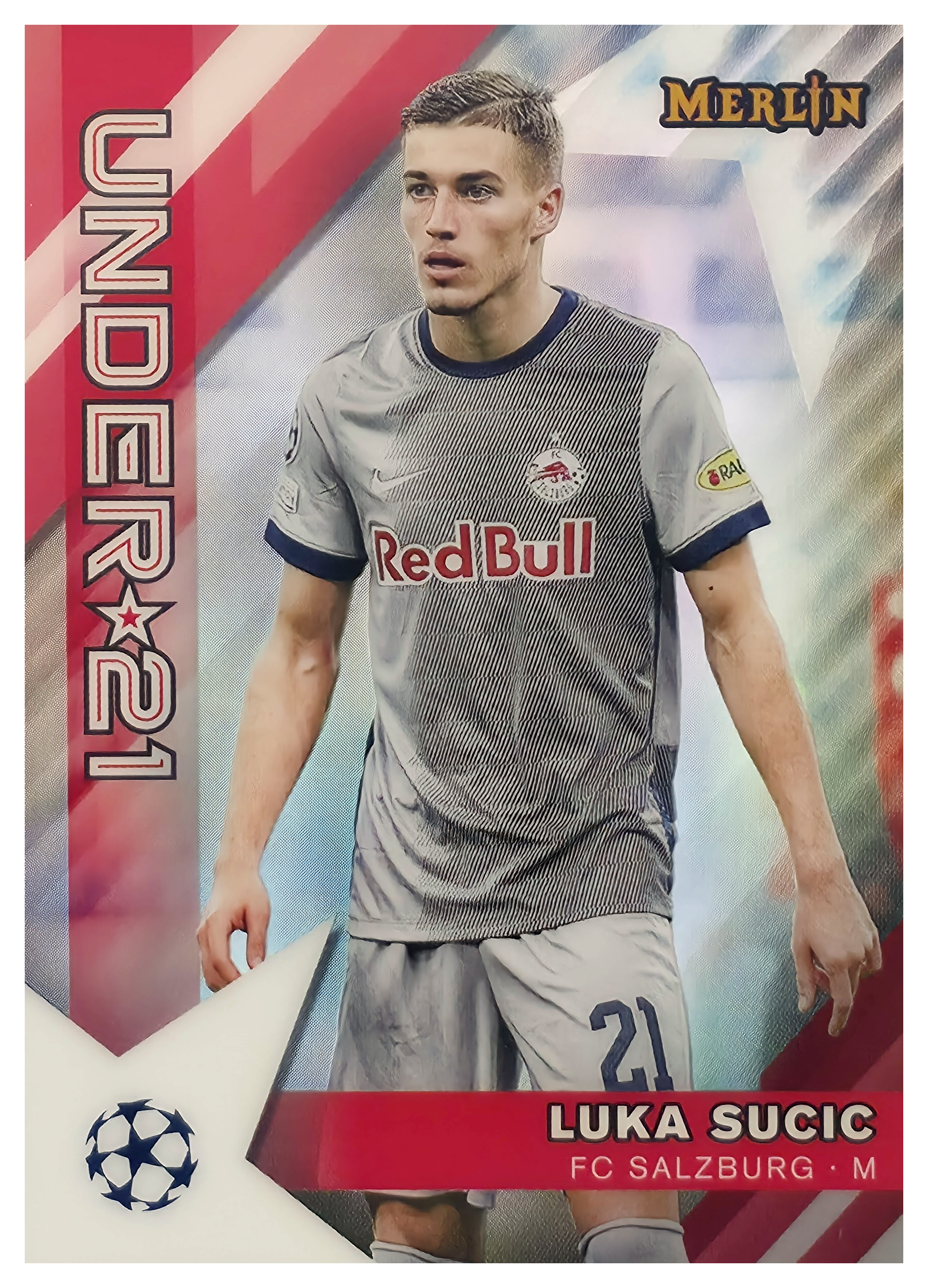 Luka Sucic - Topps Merlin Chrome UEFA Club Competitions Under 21 2022-23, Nr. U21-10 – Insert (Art.-Nr. SG106462)