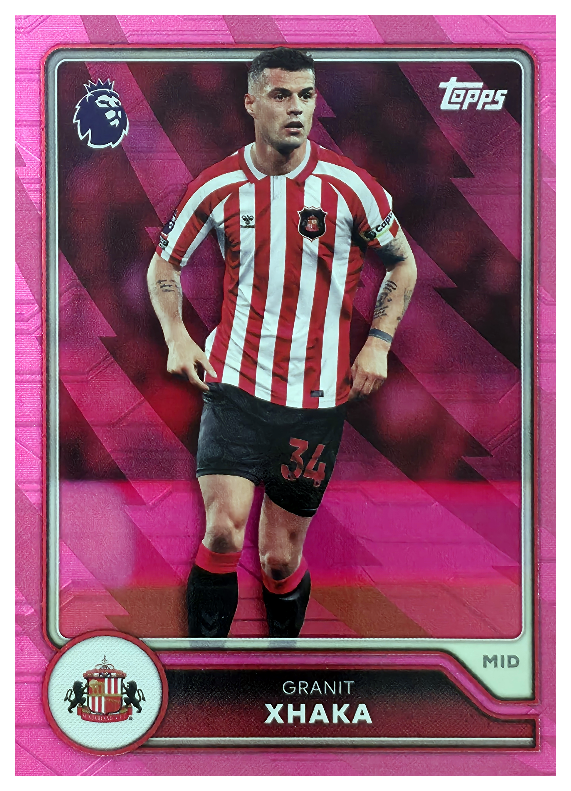 Granit Xhaka - Topps Flagship Premier League Base Set 2026-27, Nr. 236 – Pink Voltage Parallel (Art.-Nr. SG104785)