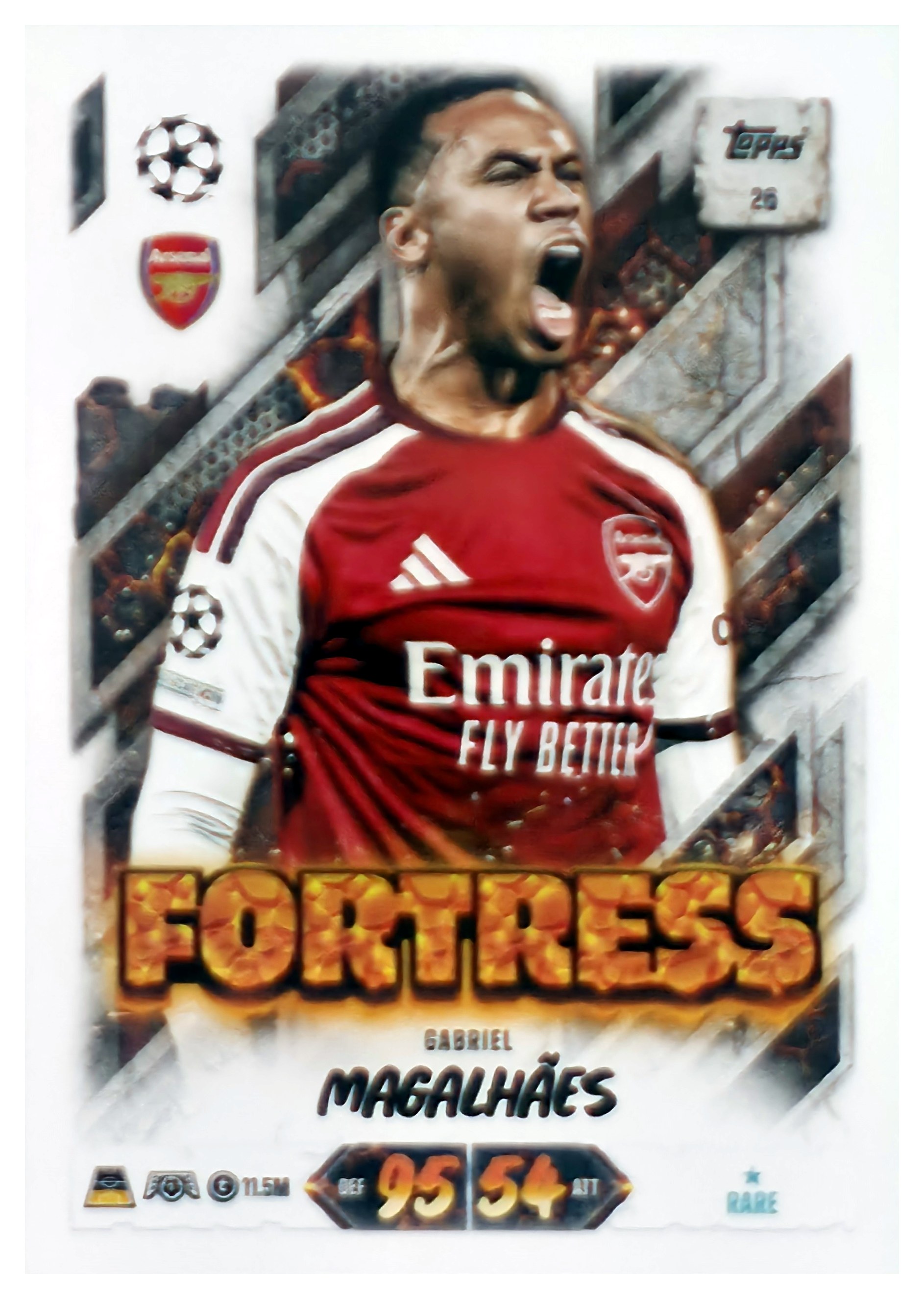 Gabriel Magalhães - Topps Match Attax UEFA Club Competitions Fortress 2026-27, Nr. 26 (Art.-Nr. SG107602)