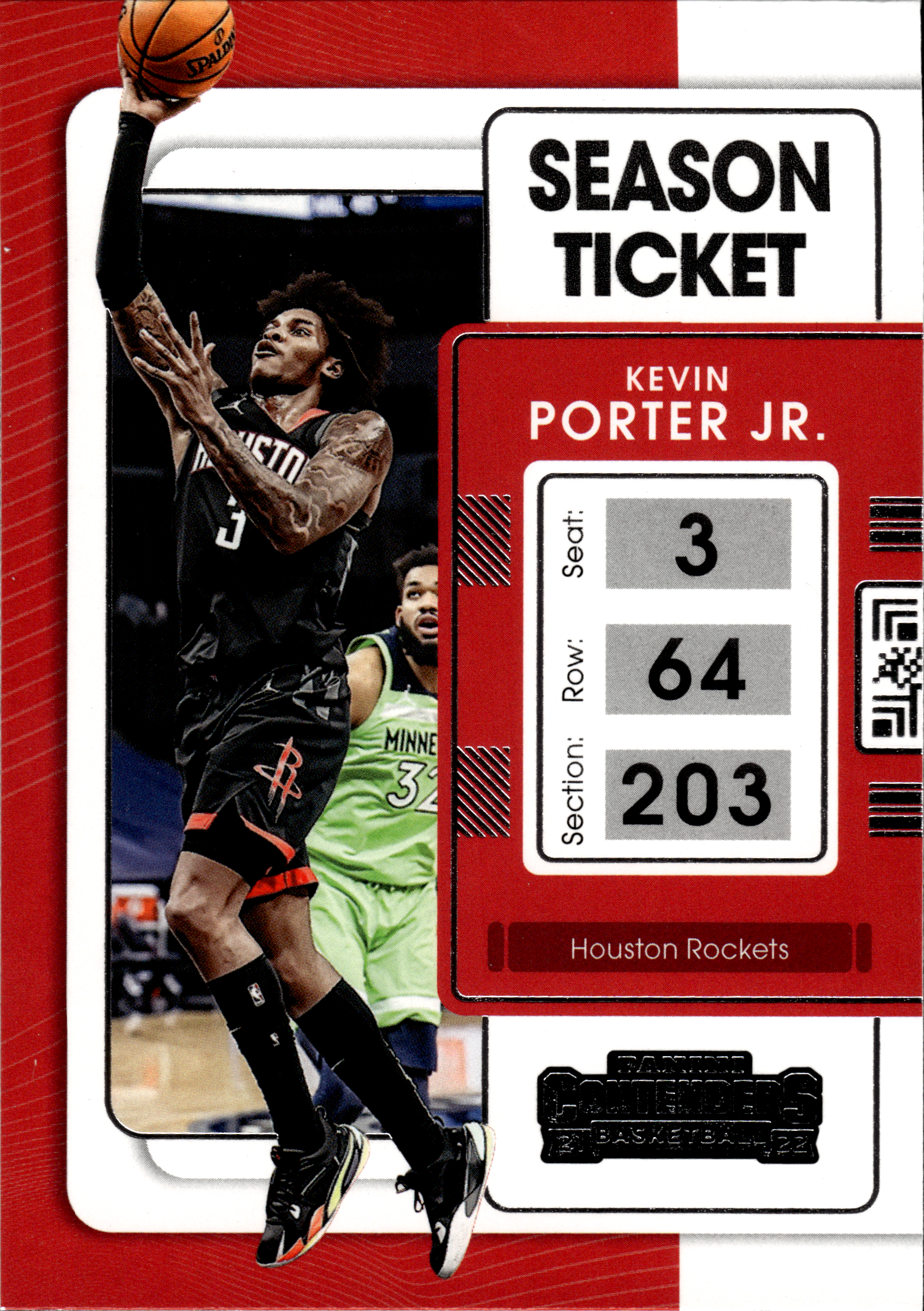Kevin Porter Jr. - Panini Contenders Season Ticket 2021-22, Nr. 70 (Art.-Nr. SG103705)