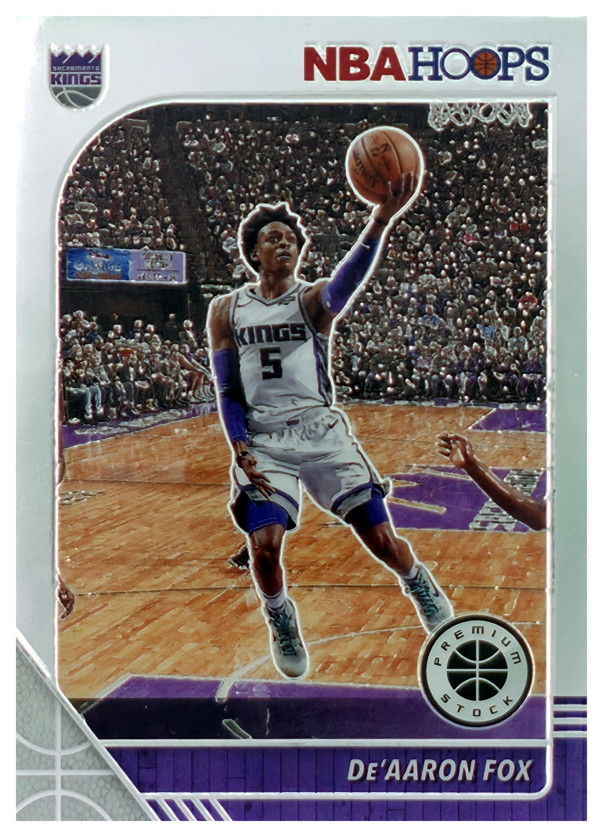 De'Aaron Fox - Panini Hoops Premium Stock Base Set 2019-20, Nr. 165 (Art.-Nr. SG106991)