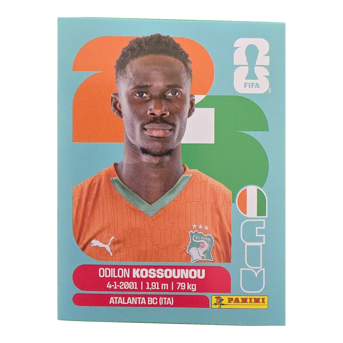 Odilon Kossounou - Elfenbeinküste, FIFA WM 2026, Nr. CIV5