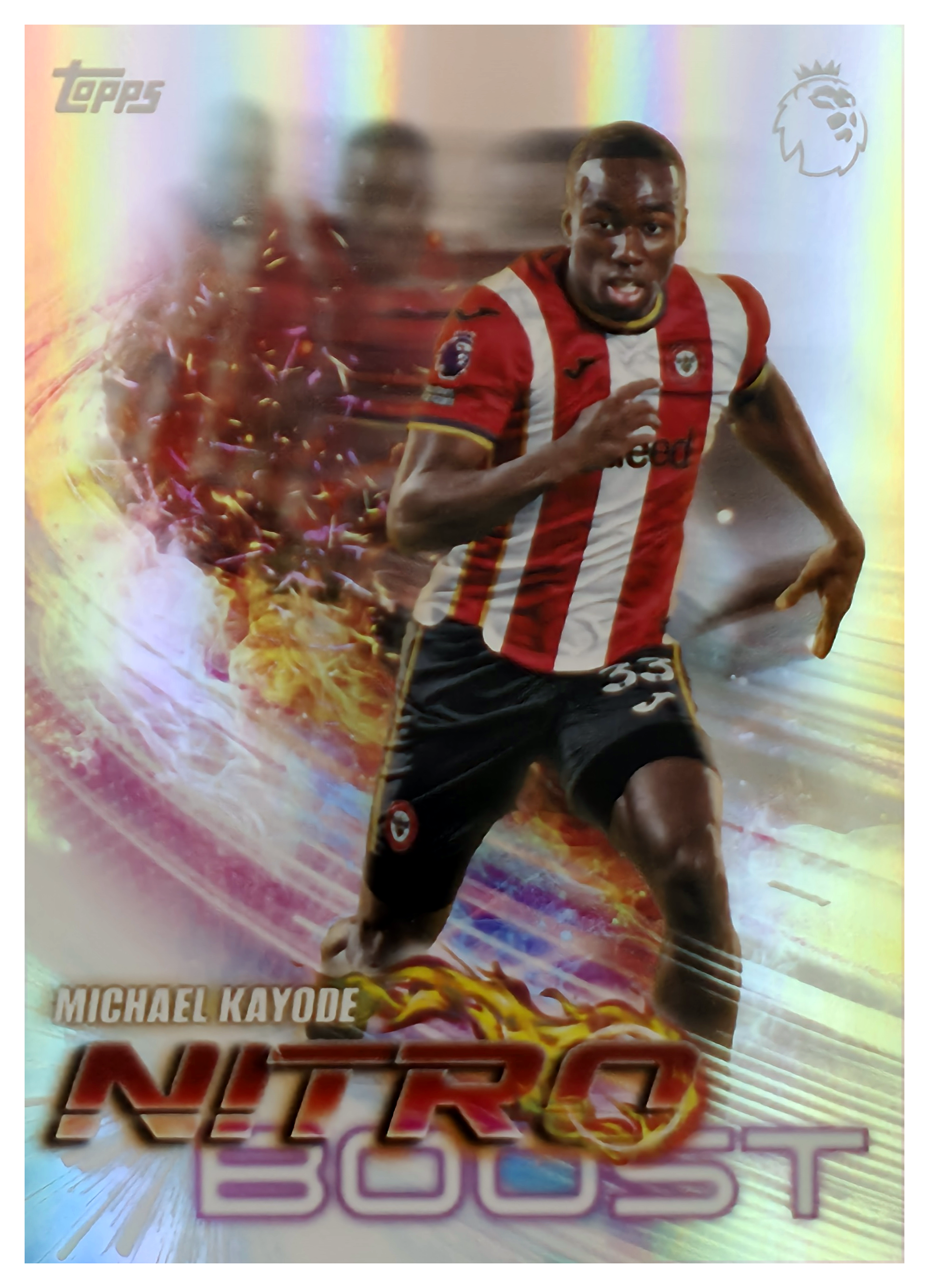 Michael Kayode - Topps Flagship Premier League Nitro Boost 2026-27, Nr. NB 5 – Insert (Art.-Nr. SG105140)