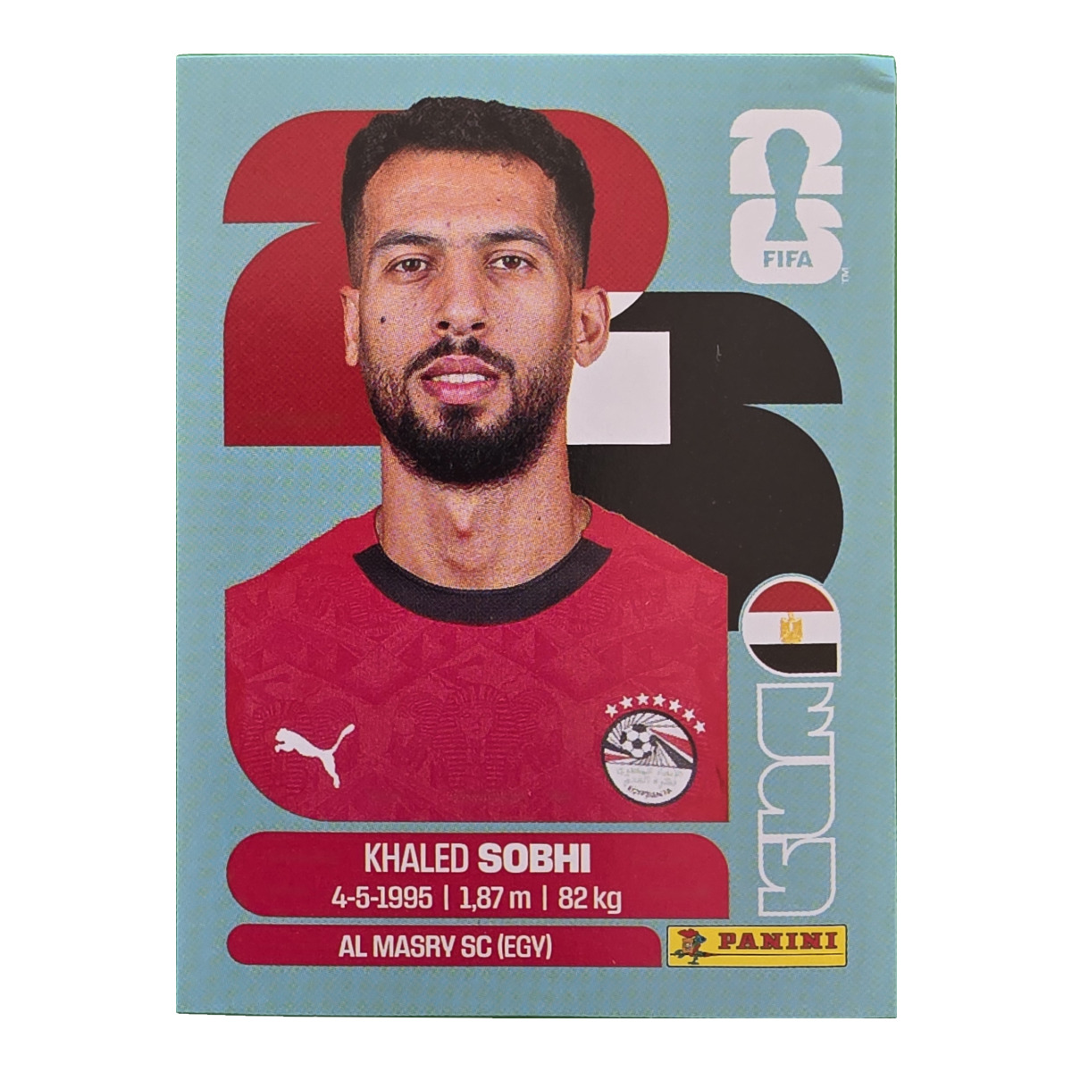 Khaled Sobhi - Ägypten, FIFA WM 2026, Nr. EGY6