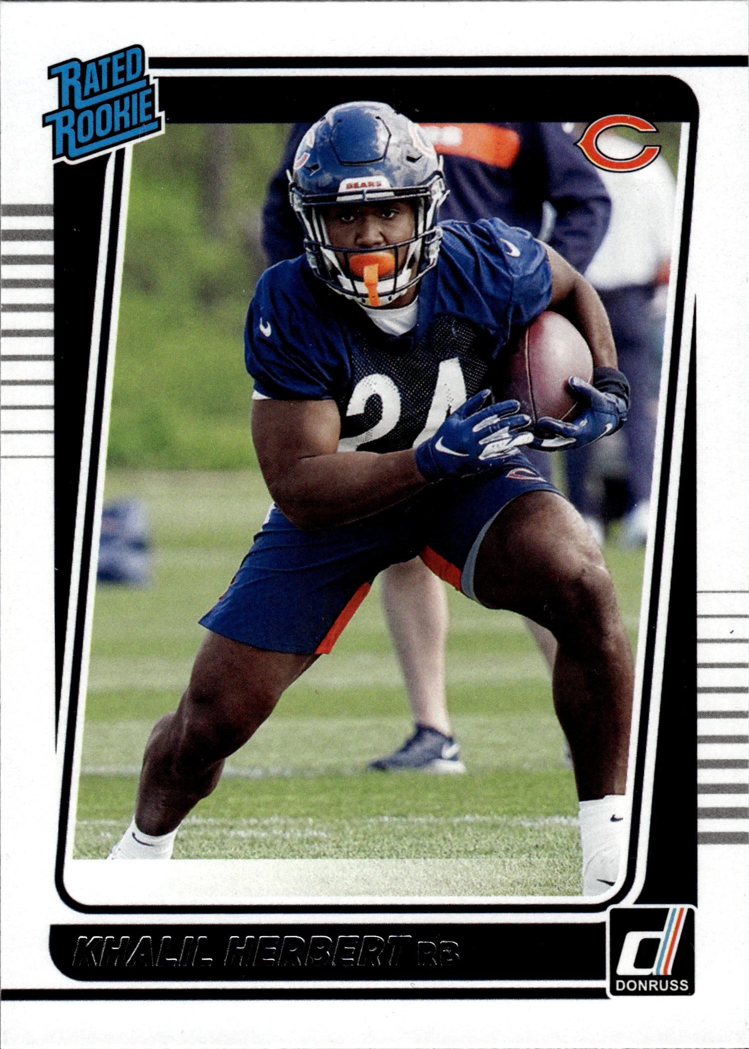 Khalil Herbert - Panini Donruss Base Set 2021, Nr. 318 – Rookie Card (Art.-Nr. SG103956)