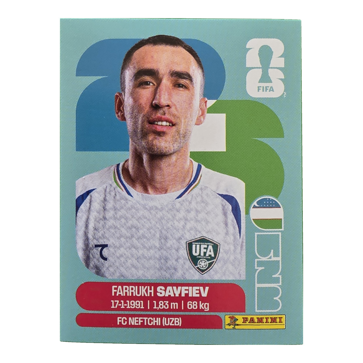 Farrukh Savfiev - Usbekistan, FIFA WM 2026, Nr. UZB3