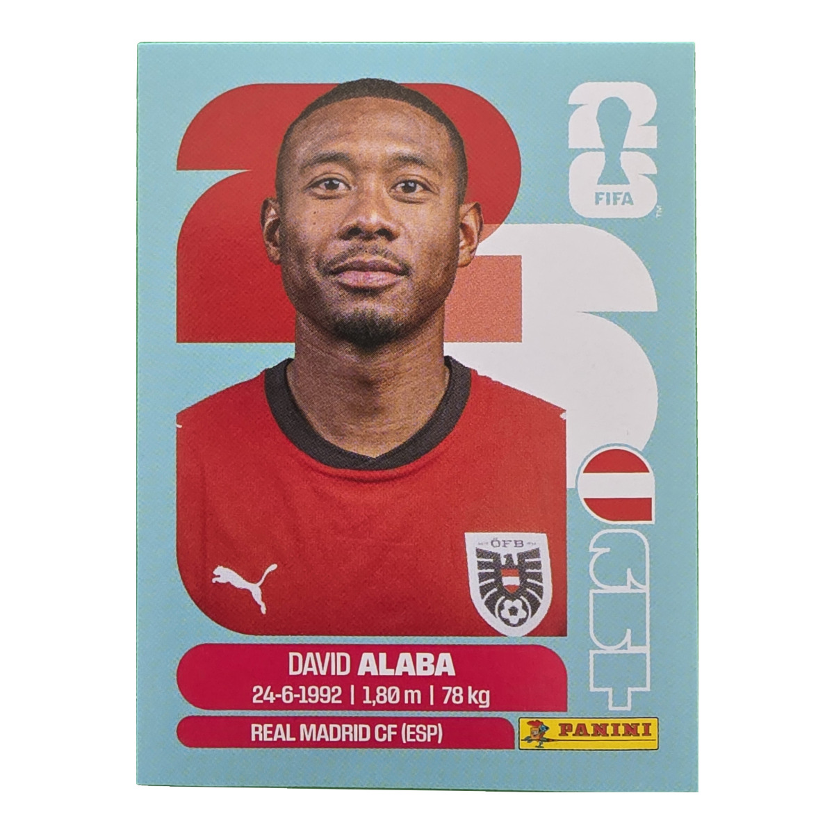 David Alaba - Österreich, FIFA WM 2026, Nr. AUT4