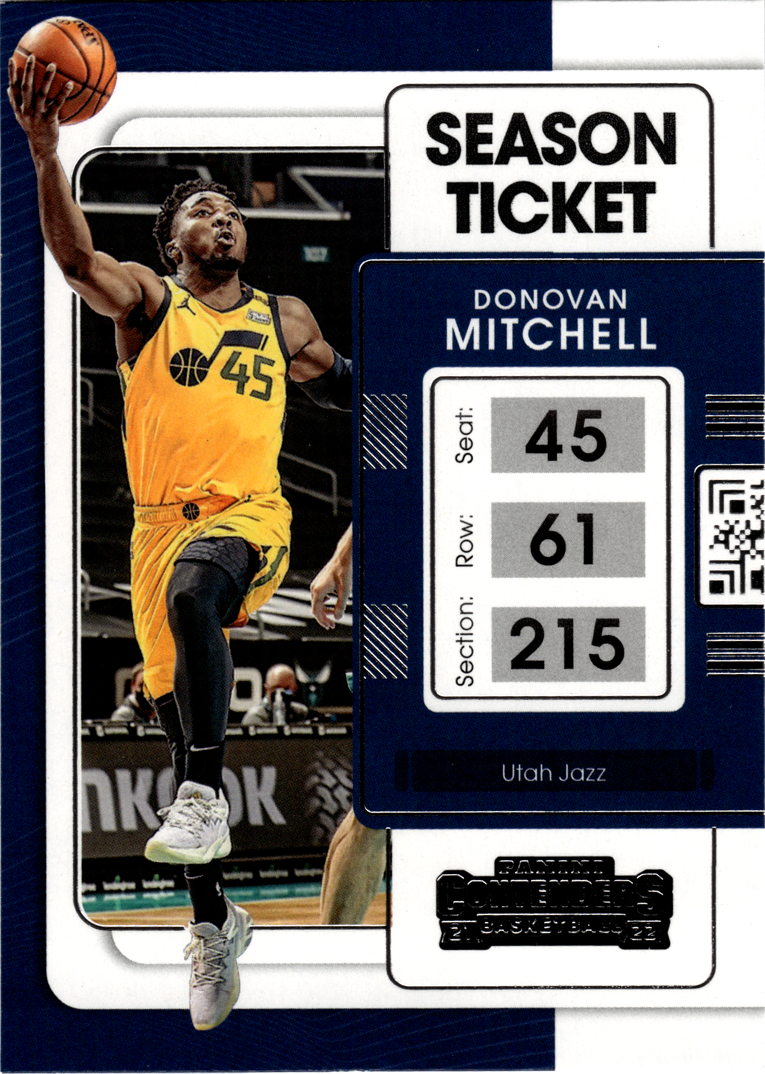 Donovan Mitchell - Panini Contenders Season Ticket 2021-22, Nr. 41 (Art.-Nr. SG103697)
