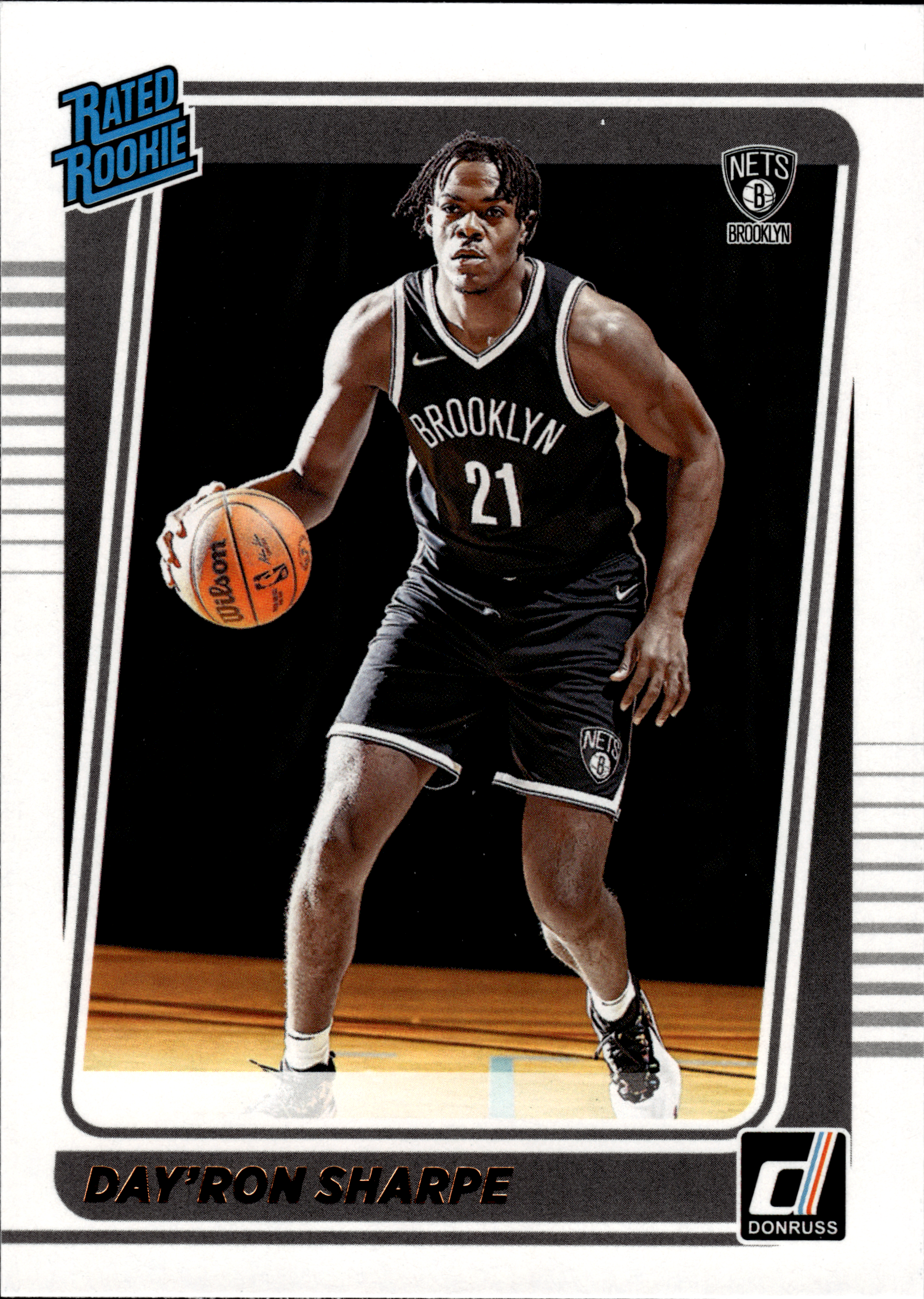 Day'Ron Sharpe - Panini Donruss Rated Rookie 2021-22, Nr. 215 – Bronze (Art.-Nr. SG103887)