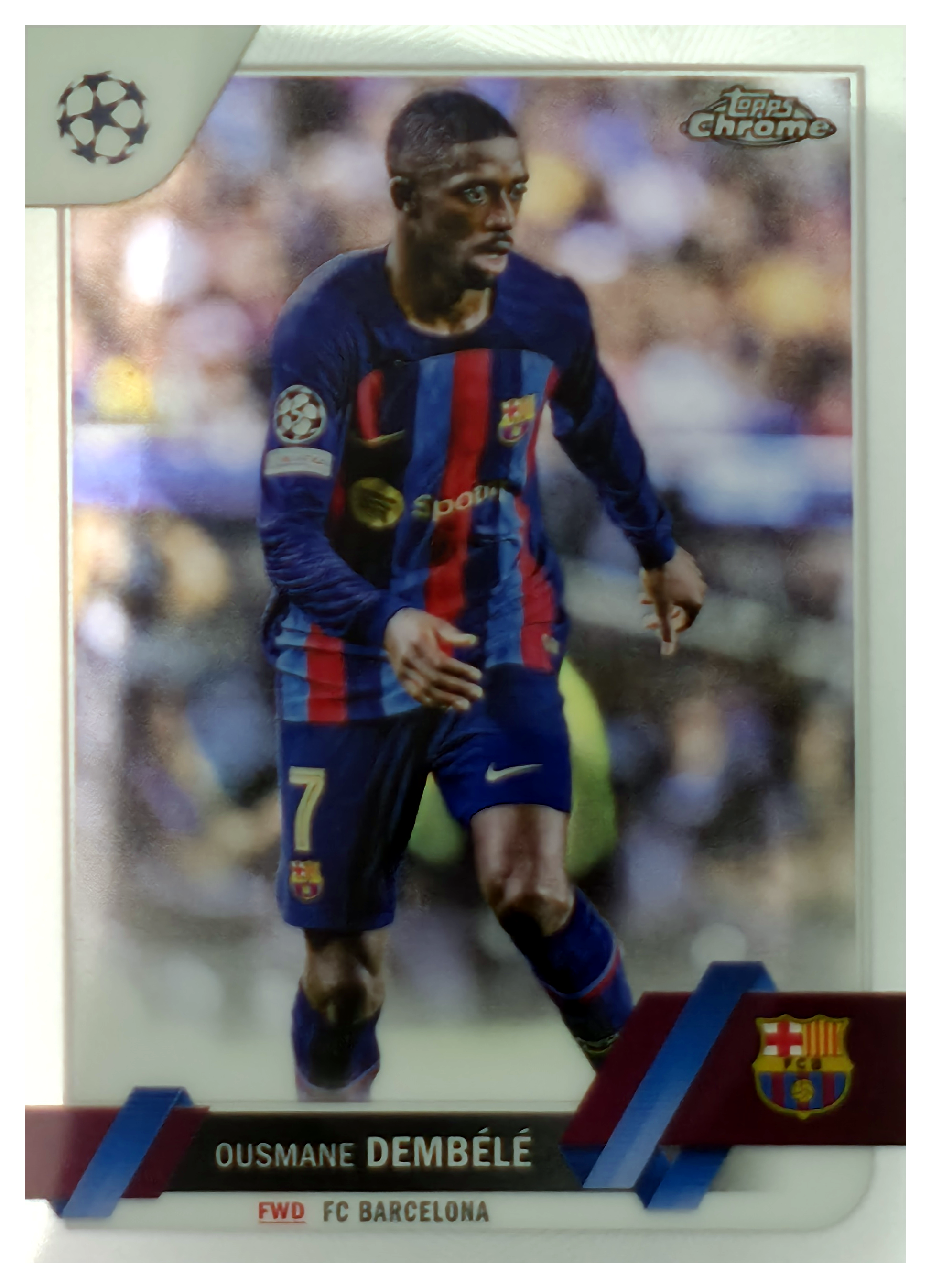Ousmane Dembélé - Topps Chrome UEFA Club Competitions Base Set 2022-23, Nr. 98 (Art.-Nr. SG105889)