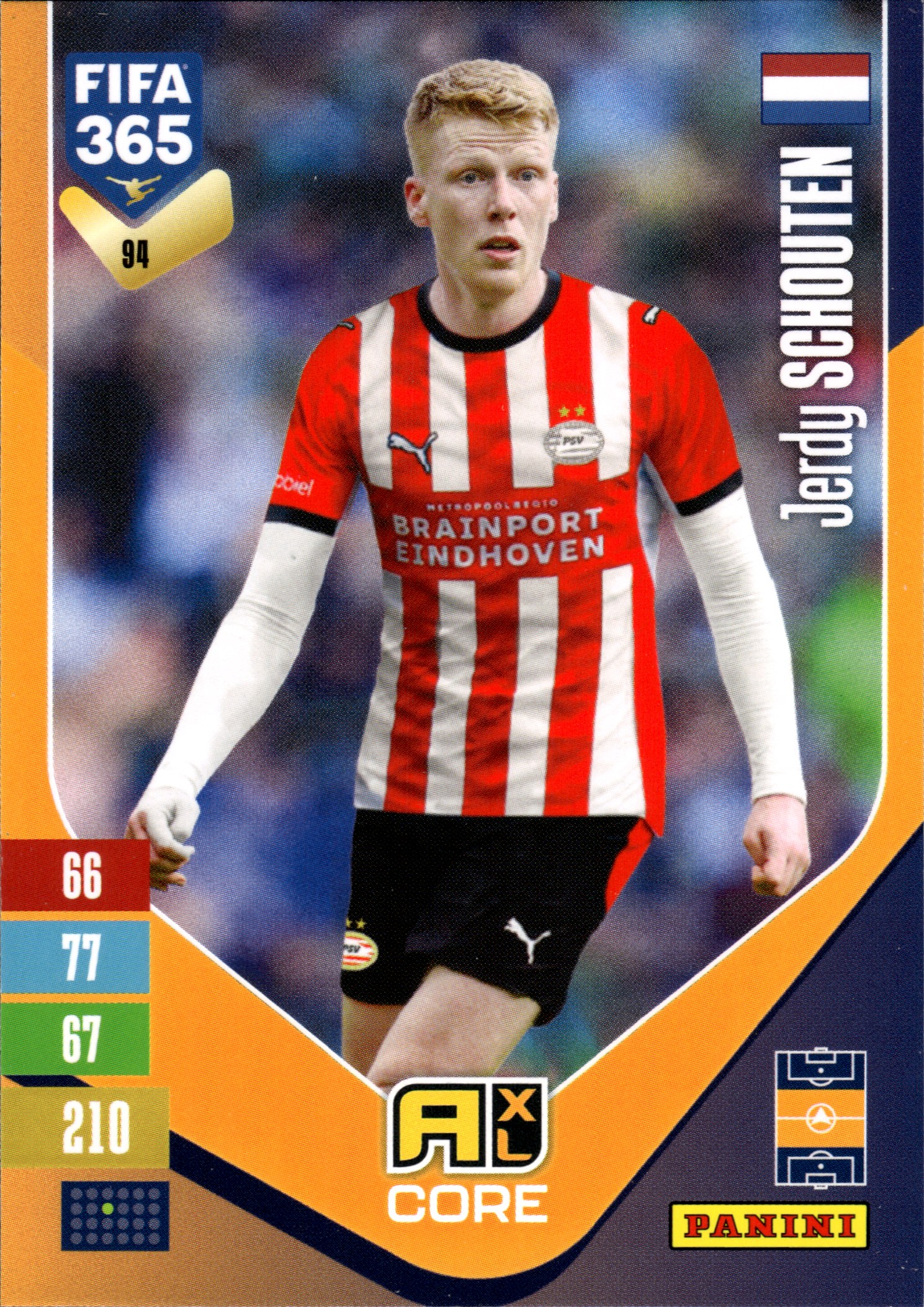 Jerdy Schouten - Panini Adrenalyn XL FIFA 365 Base Set 2026-27, Nr. 94 (Art.-Nr. SG110175)