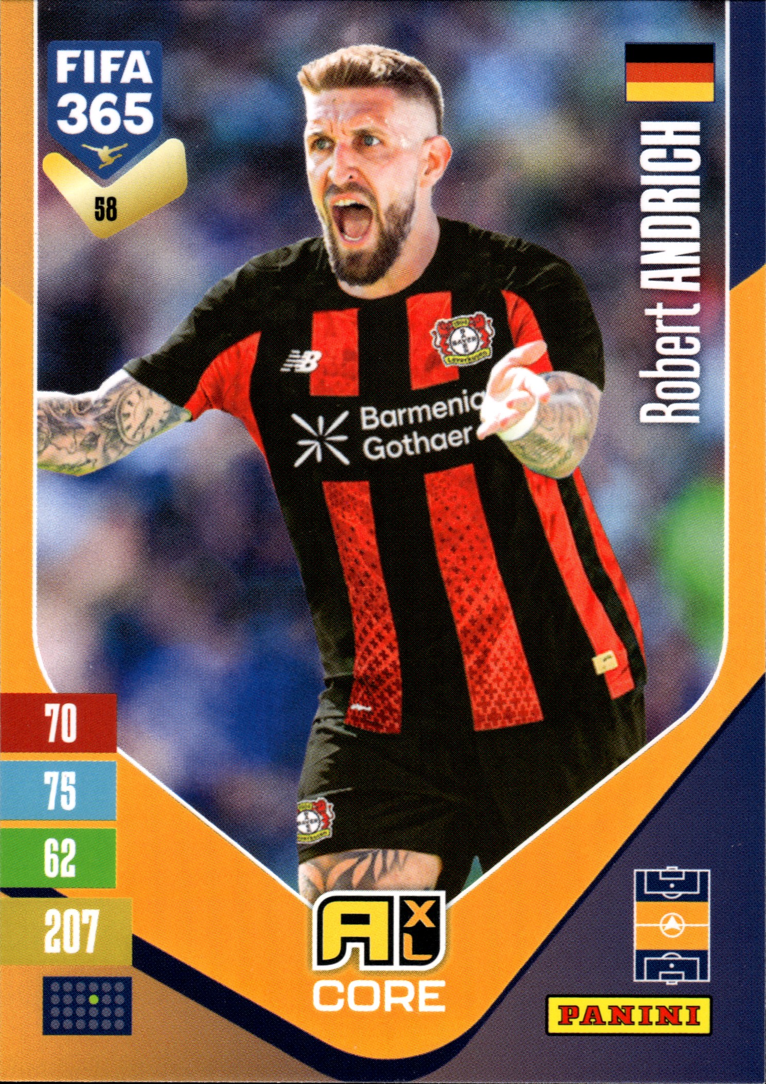 Robert Andrich - Panini Adrenalyn XL FIFA 365 Base Set 2026-27, Nr. 58 (Art.-Nr. SG110221)