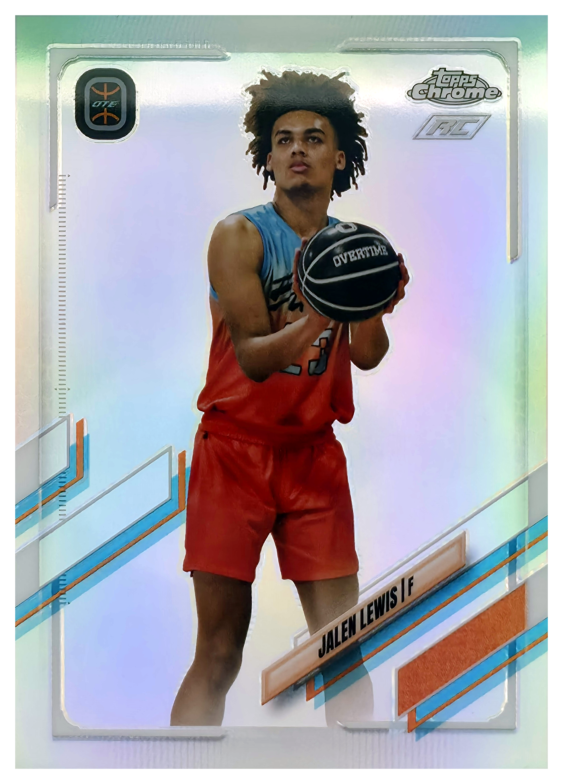Jalen Lewis - Topps Chrome OTE Base Set 2022, Nr. 61 – Rookie Card, Refractor (Art.-Nr. SG106100)