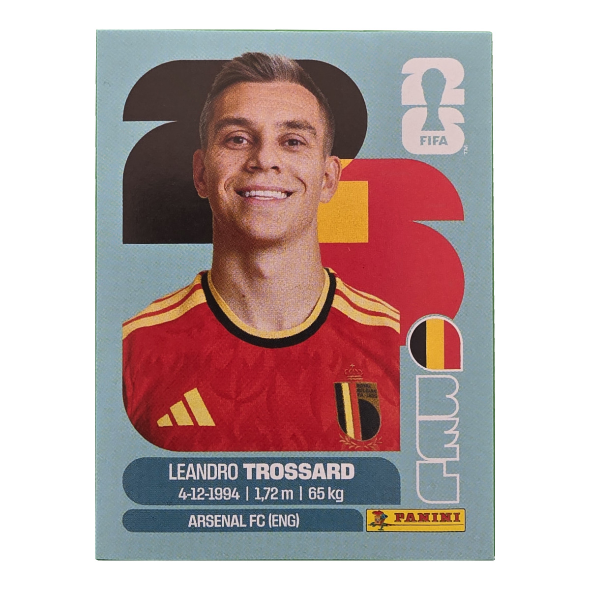 Leandro Trossard - Belgien, FIFA WM 2026, Nr. BEL18