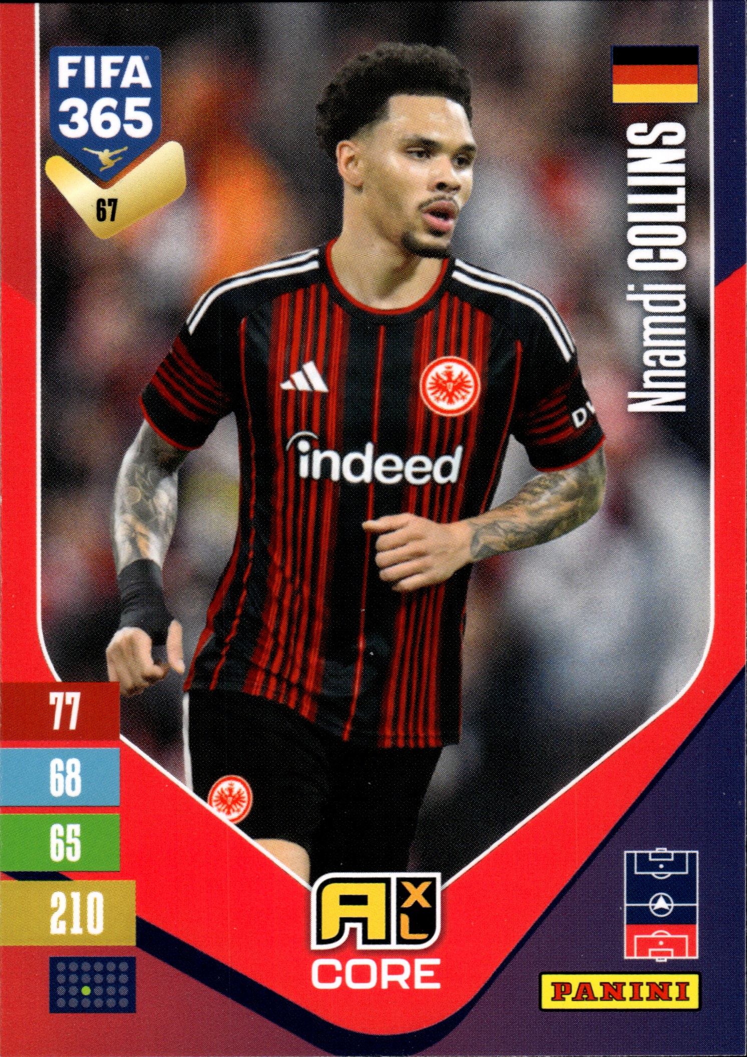 Nnamdi Collins - Panini Adrenalyn XL FIFA 365 Base Set 2026-27, Nr. 67 (Art.-Nr. SG110161)