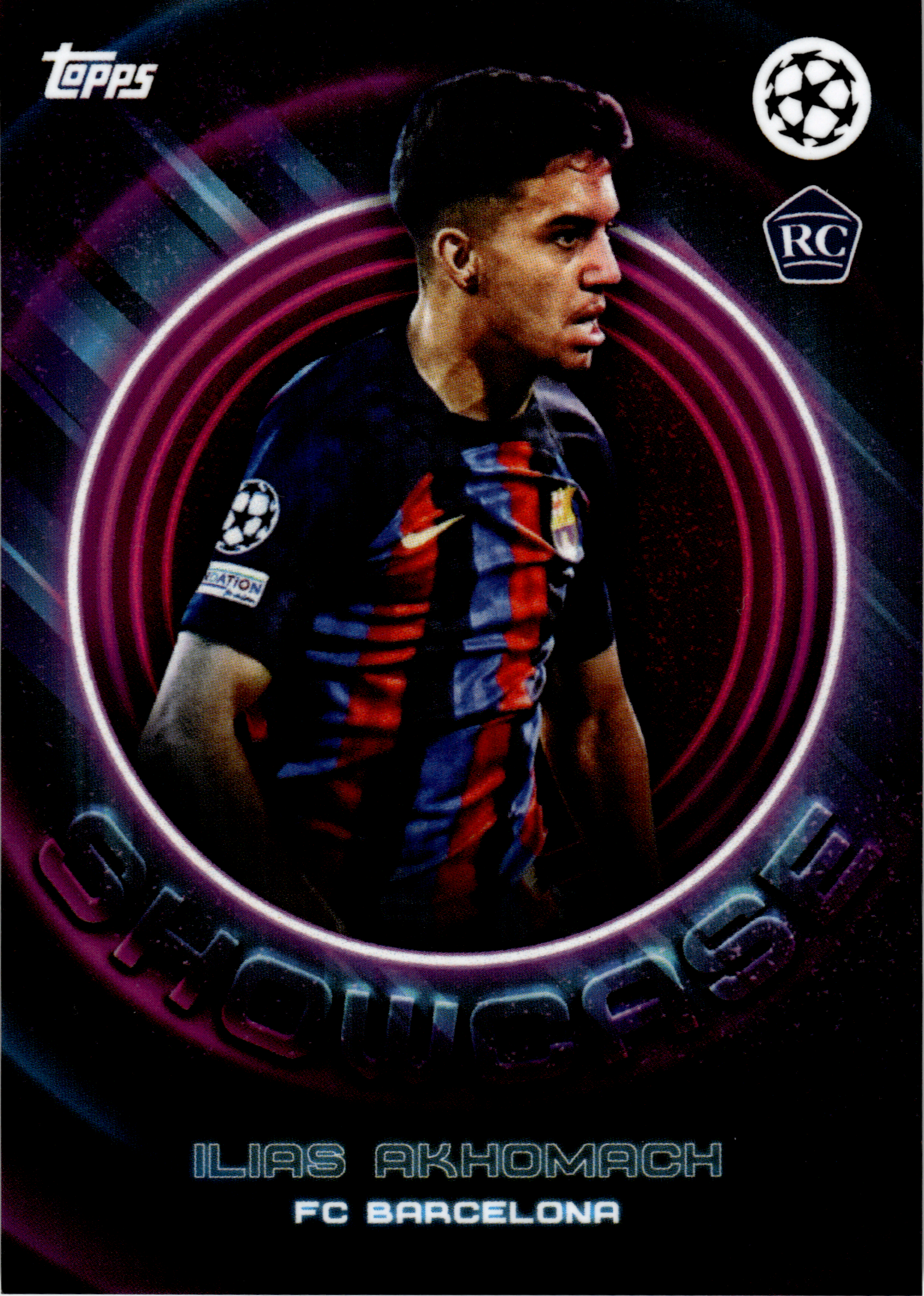 Ilias Akhomach - Topps UEFA Club Competitions Showcase 2023-24 (Art.-Nr. SG102911)