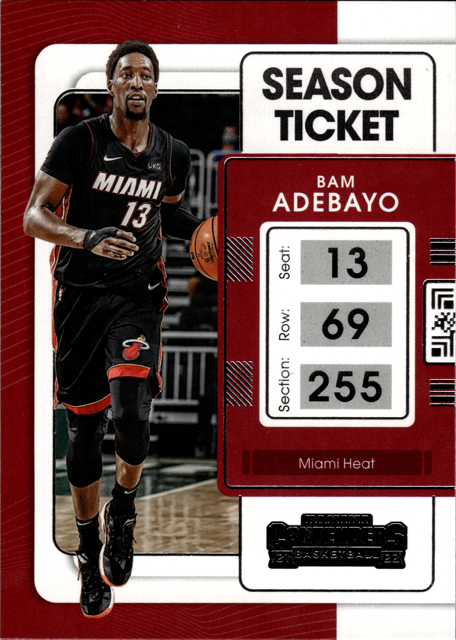 Bam Adebayo - Panini Contenders Season Ticket 2021-22, Nr. 43 (Art.-Nr. SG103673)