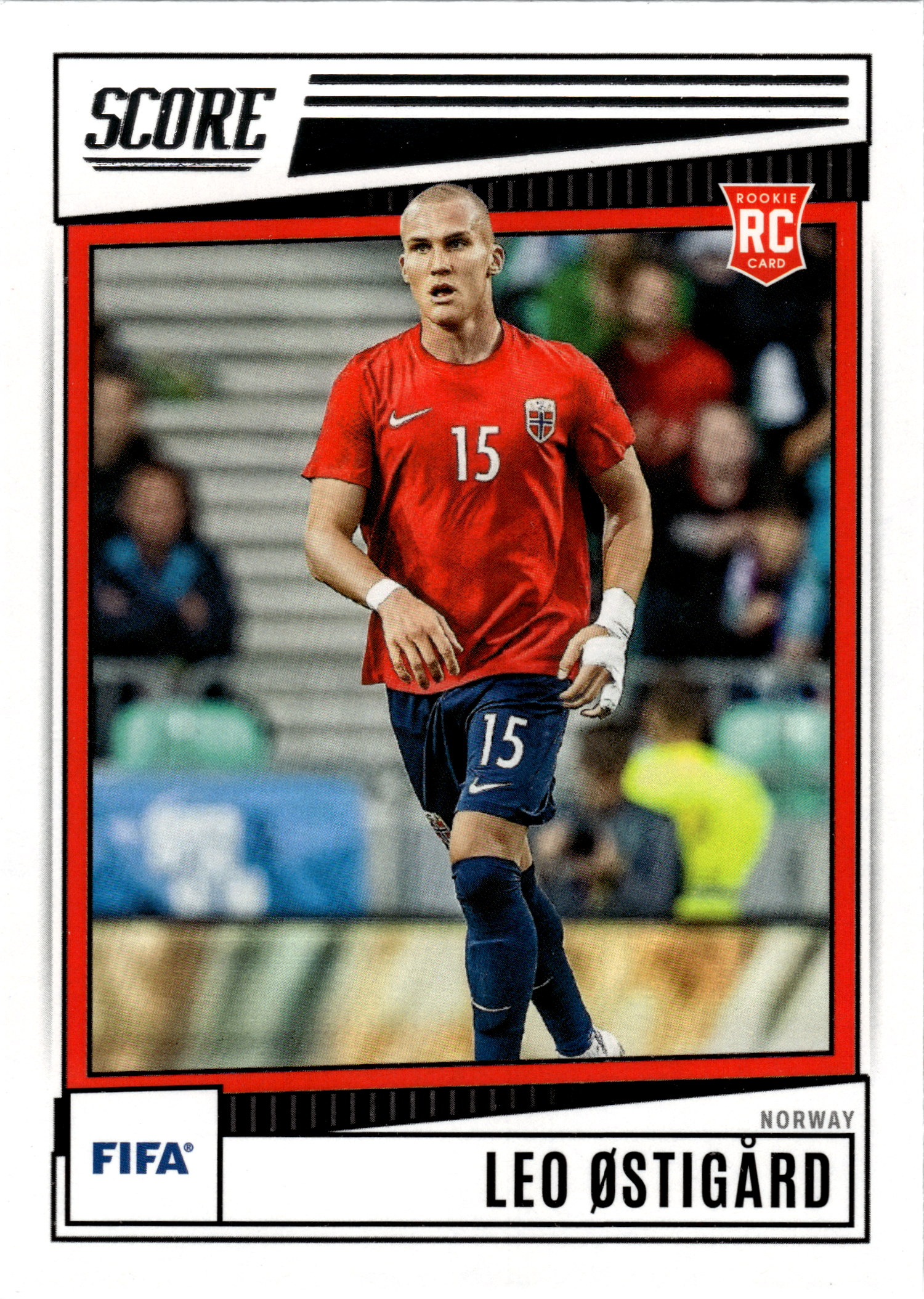 Leo Østigård - Panini Score FIFA Base Set 2022-23, Nr. 123 (Art.-Nr. SG102817)
