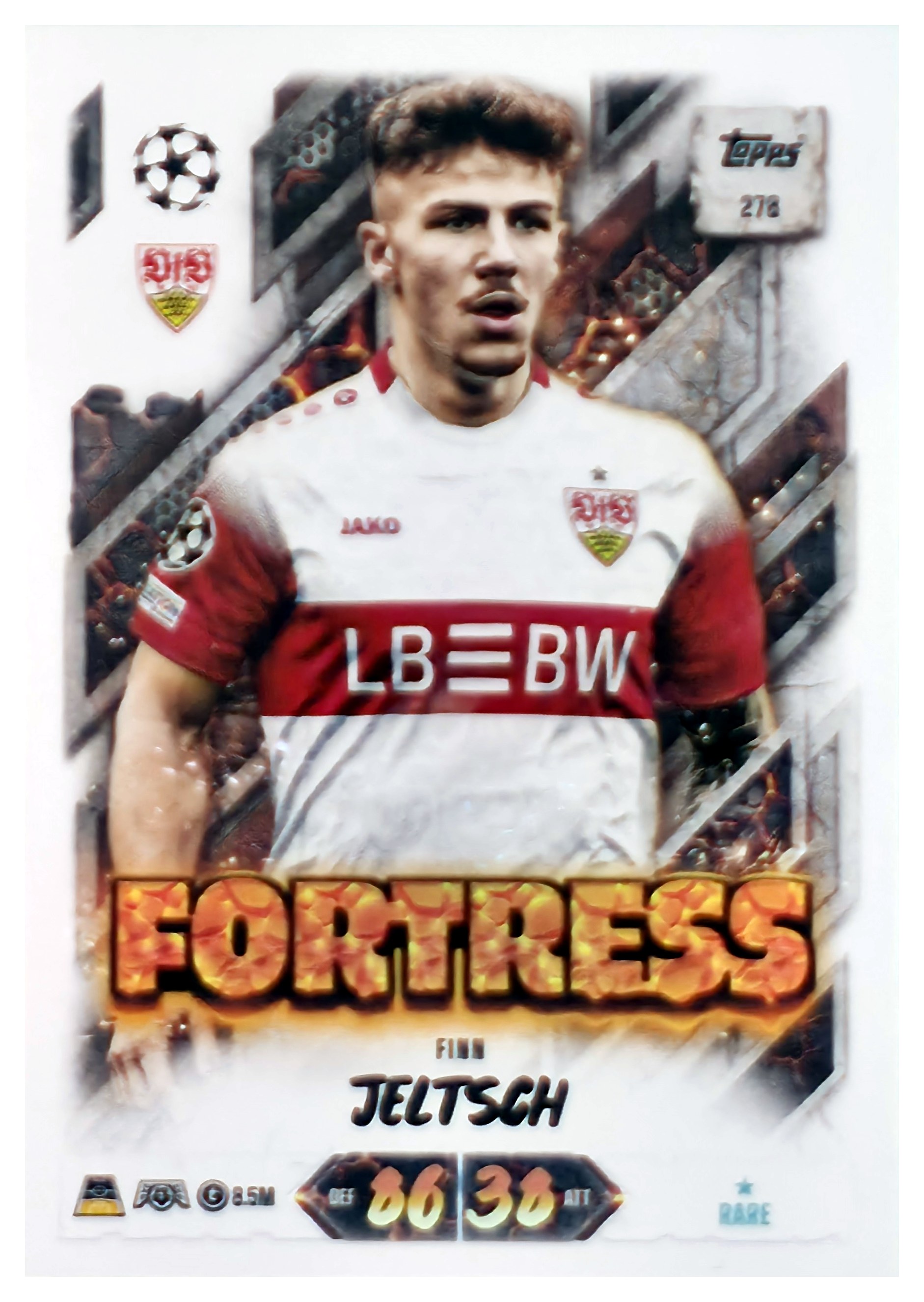 Finn Jeltsch - Topps Match Attax UEFA Club Competitions Fortress 2026-27, Nr. 278 (Art.-Nr. SG107589)