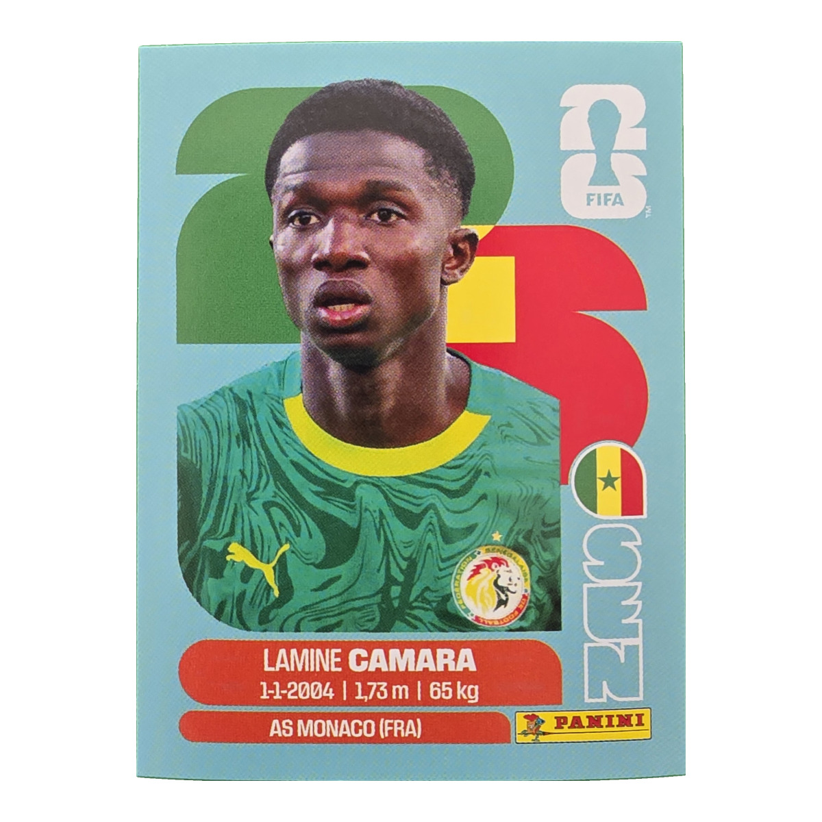 Lamine Camara - Senegal, FIFA WM 2026, Nr. SEN14