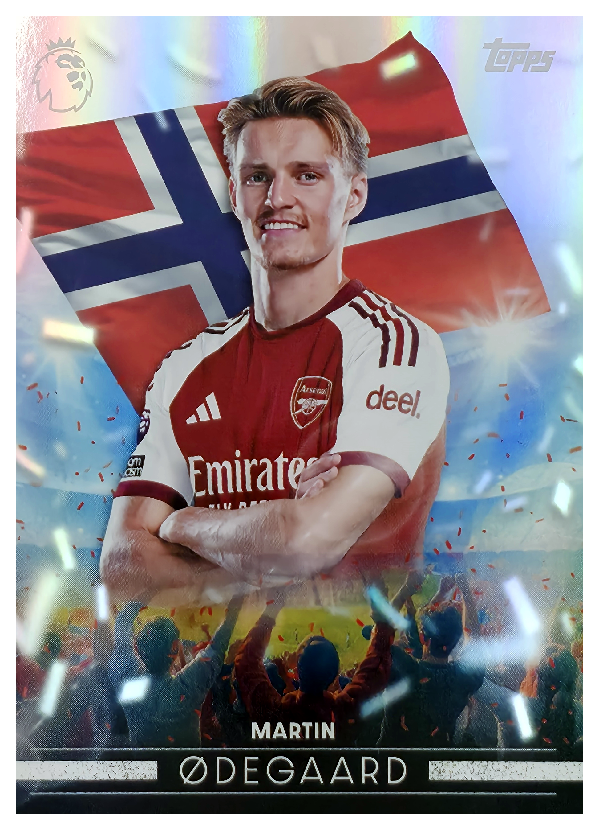 Martin Ødegaard - Topps Flagship Premier League Flying the Flag 2026-27, Nr. FF 2 – Insert (Art.-Nr. SG105199)