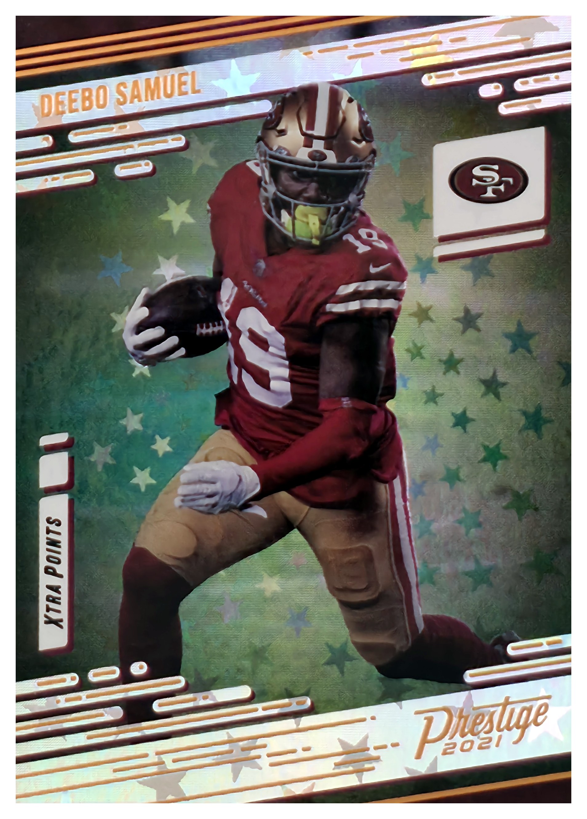 Deebo Samuel - Panini Prestige Base Set 2021, Nr. 145 – Xtra Points Astral (Art.-Nr. SG108678)