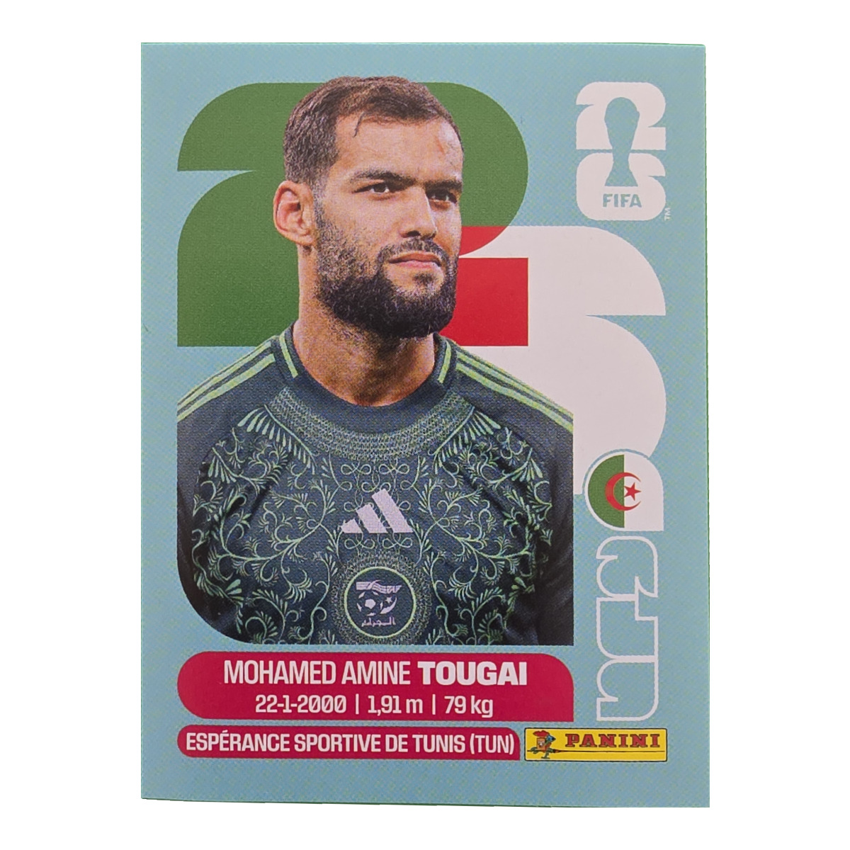 Mohamed Amine Tougai - Algerien, FIFA WM 2026, Nr. ALG6