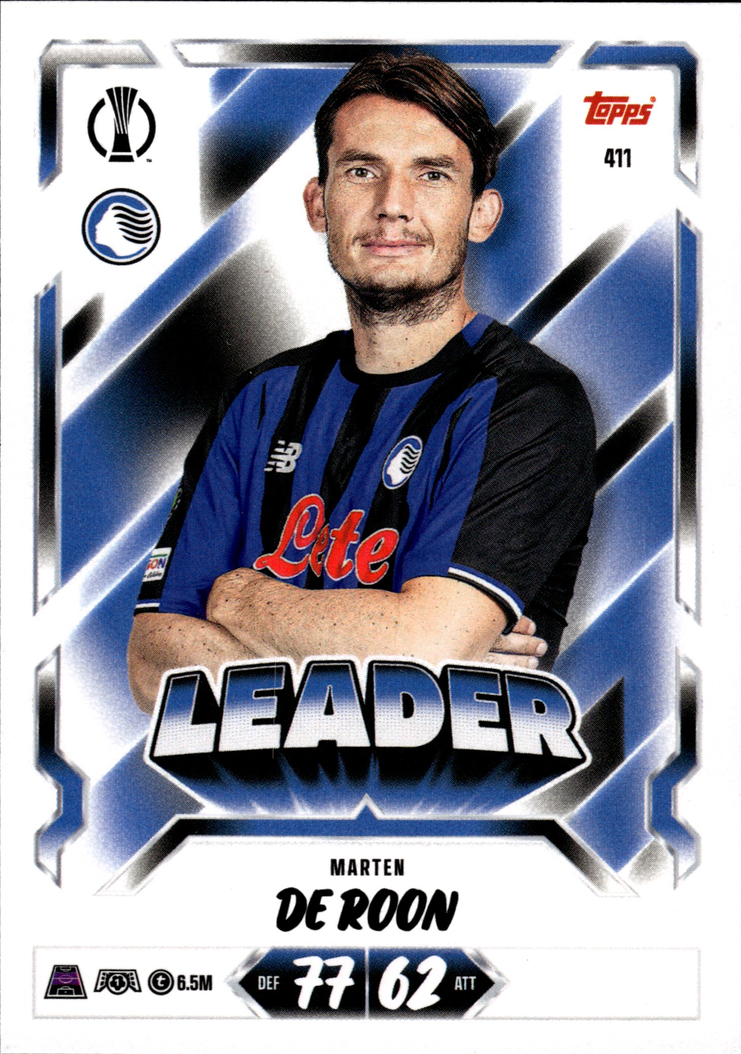Marten de Roon - Topps Match Attax UEFA Club Competitions Leader 2026-27, Nr. 411 (Art.-Nr. SG107060)