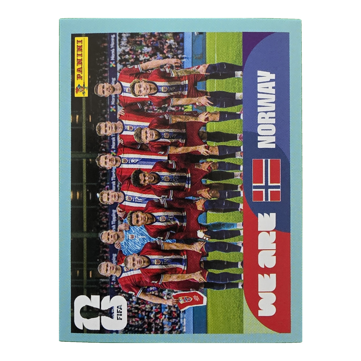 Teamfoto - Norwegen, FIFA WM 2026, Nr. NOR13