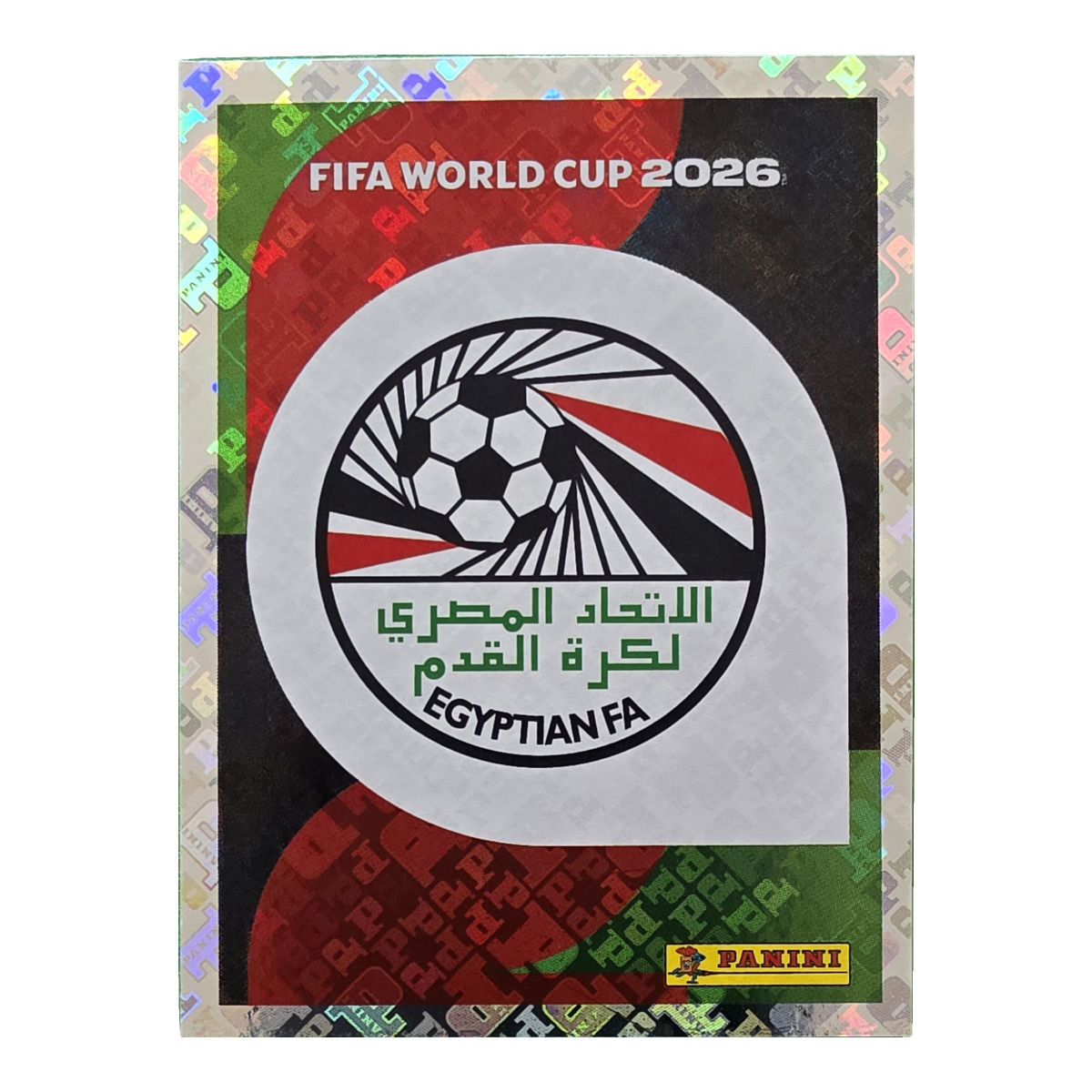 Emblem - Ägypten, FIFA WM 2026, Nr. EGY1 – Glitzer-Optik