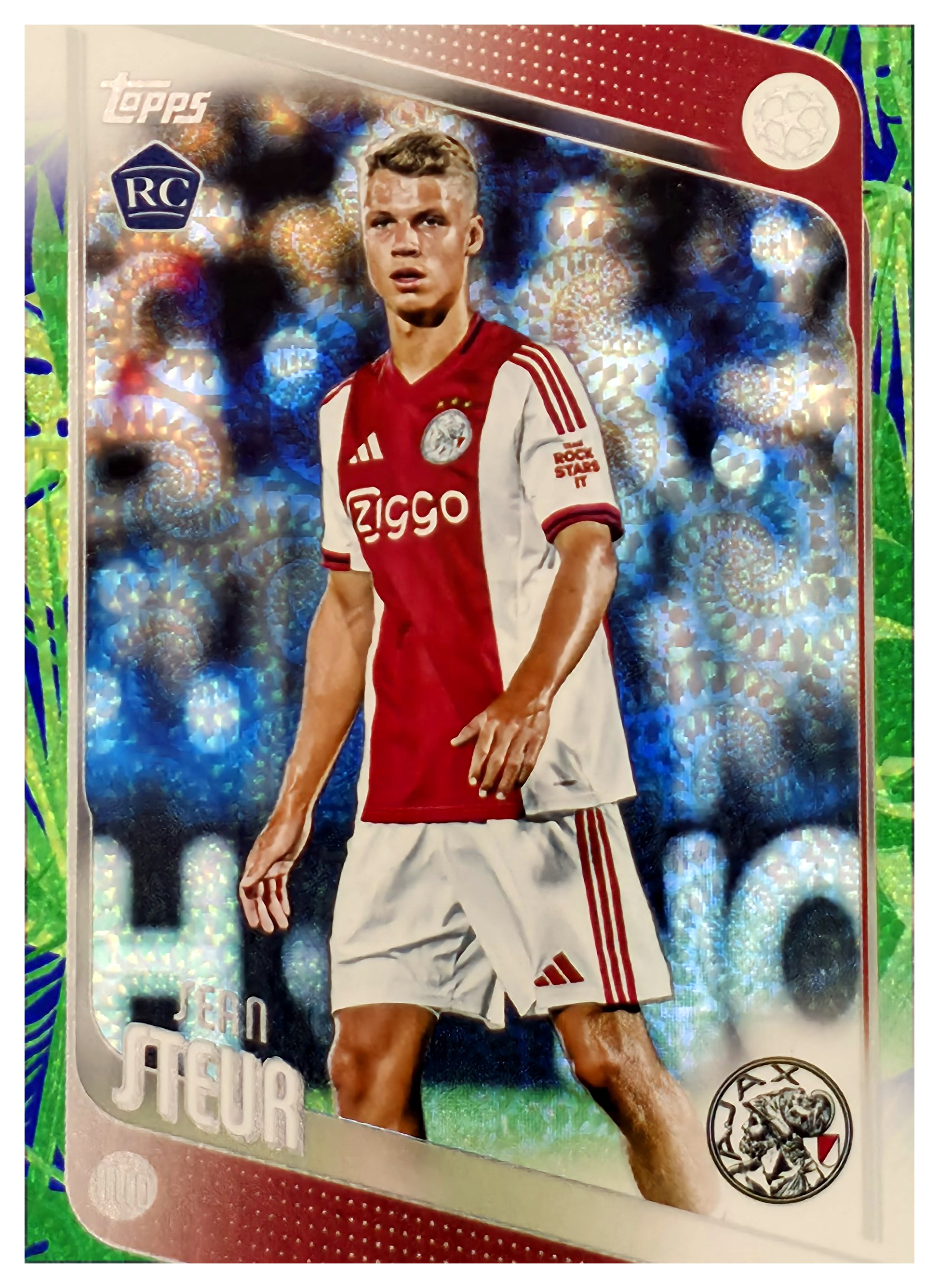 Sean Steur - Topps UEFA Club Competitions Base Set 2025-26, Nr. 43 – Rookie Card, Diamante (Art.-Nr. SG110770)