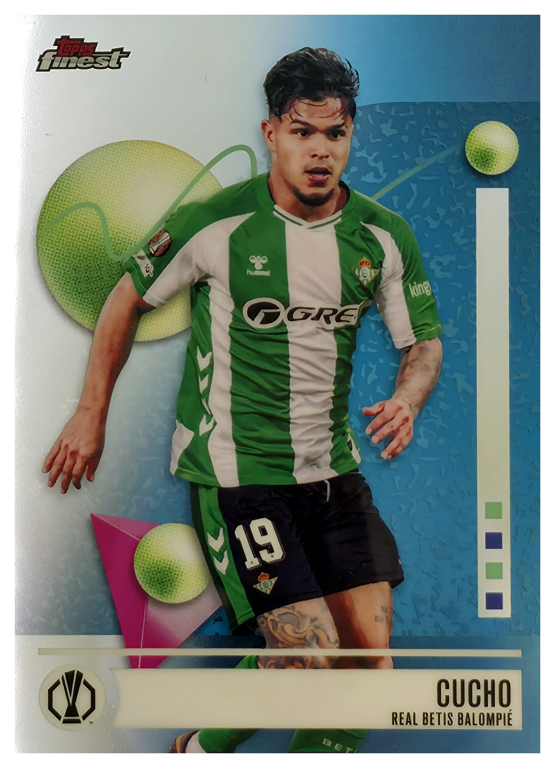 Cucho Hernández - Topps Finest UEFA Club Competitions Base Set 2025-26, Nr. 108 (Art.-Nr. SG109361)