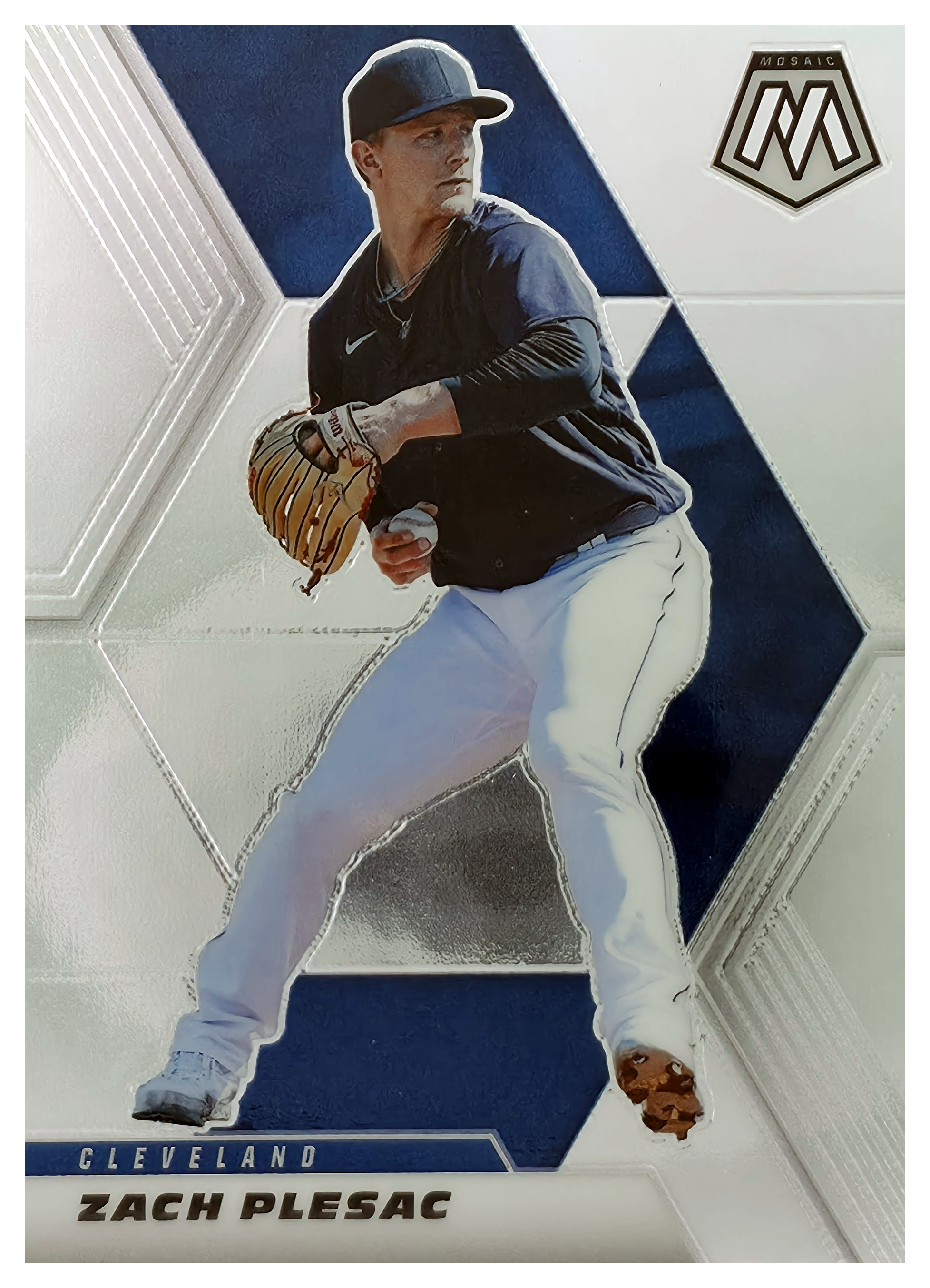 Zach Plesac - Panini Mosaic Base Set 2021, Nr. 105 (Art.-Nr. SG106267)