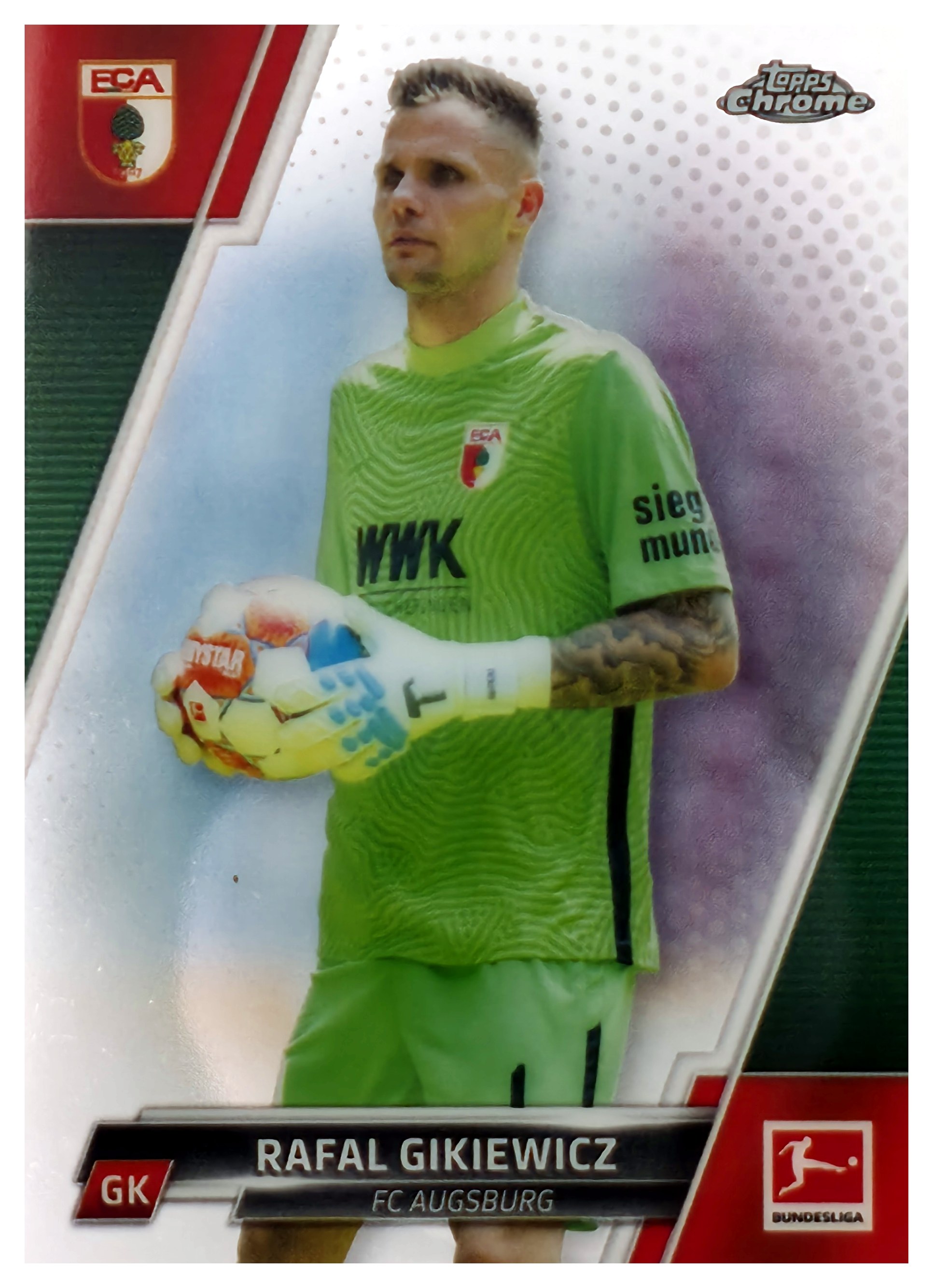 Rafał Gikiewicz - Topps Chrome Bundesliga Base Set 2021-22, Nr. 4