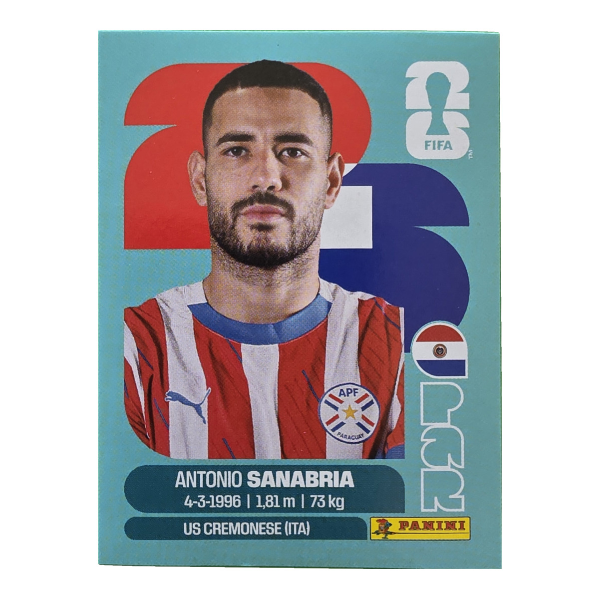 Antonio Sanabria - Paraguay, FIFA WM 2026, Nr. PAR20
