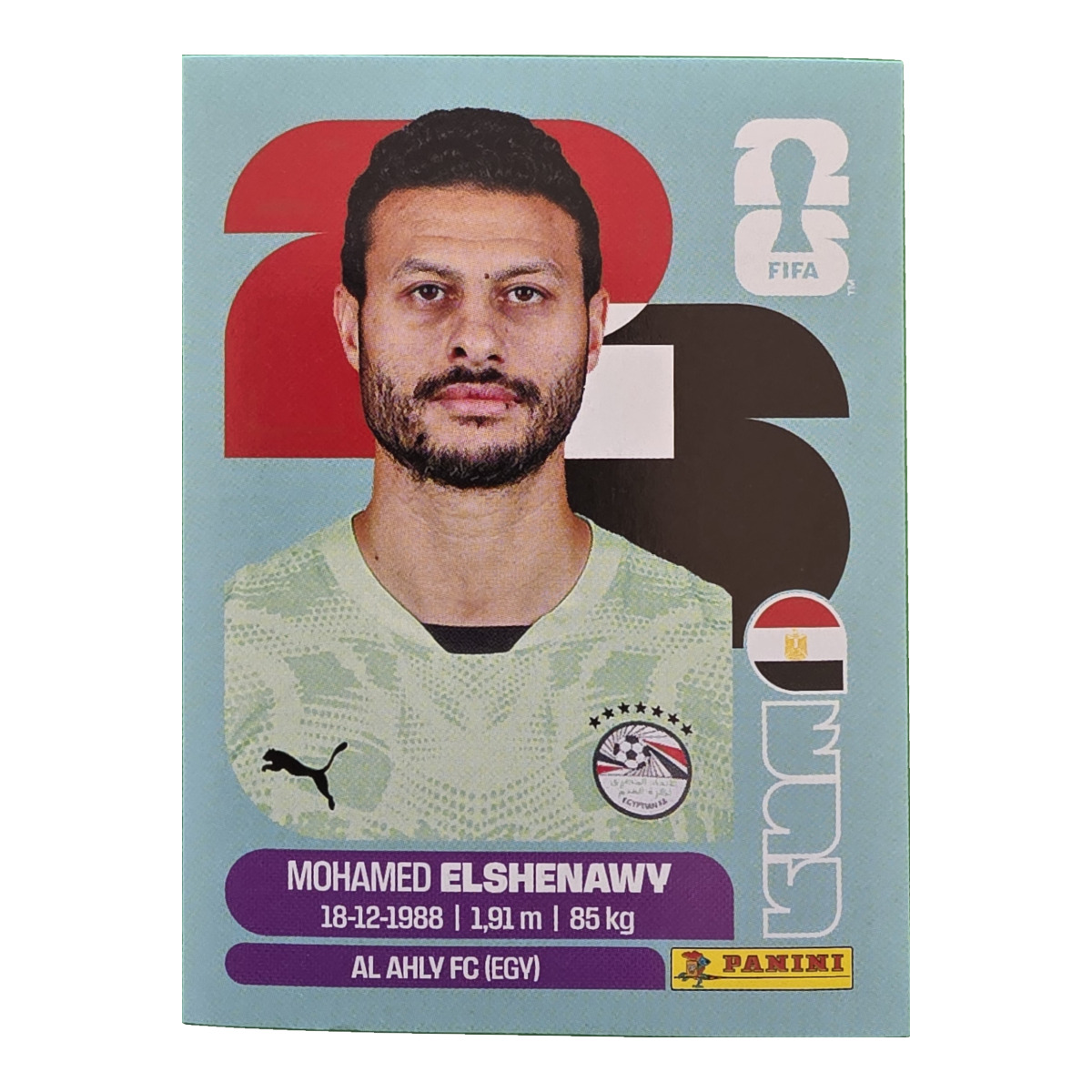 Mohamed El Shenawy - Ägypten, FIFA WM 2026, Nr. EGY2