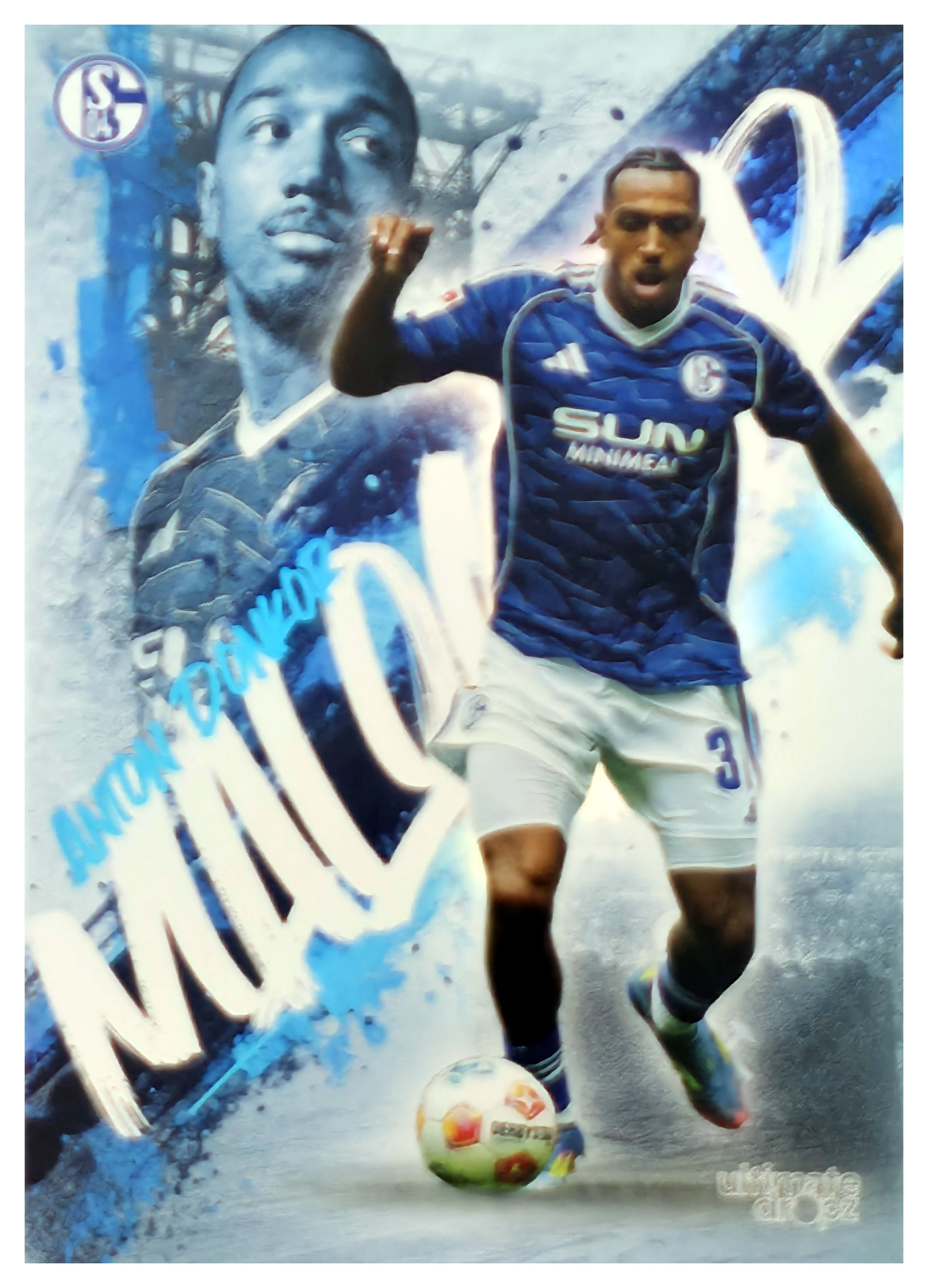 Anton Donkor - Ultimate Dropz FC Schalke 04 Malocher 2025-26 (Art.-Nr. SG109044)