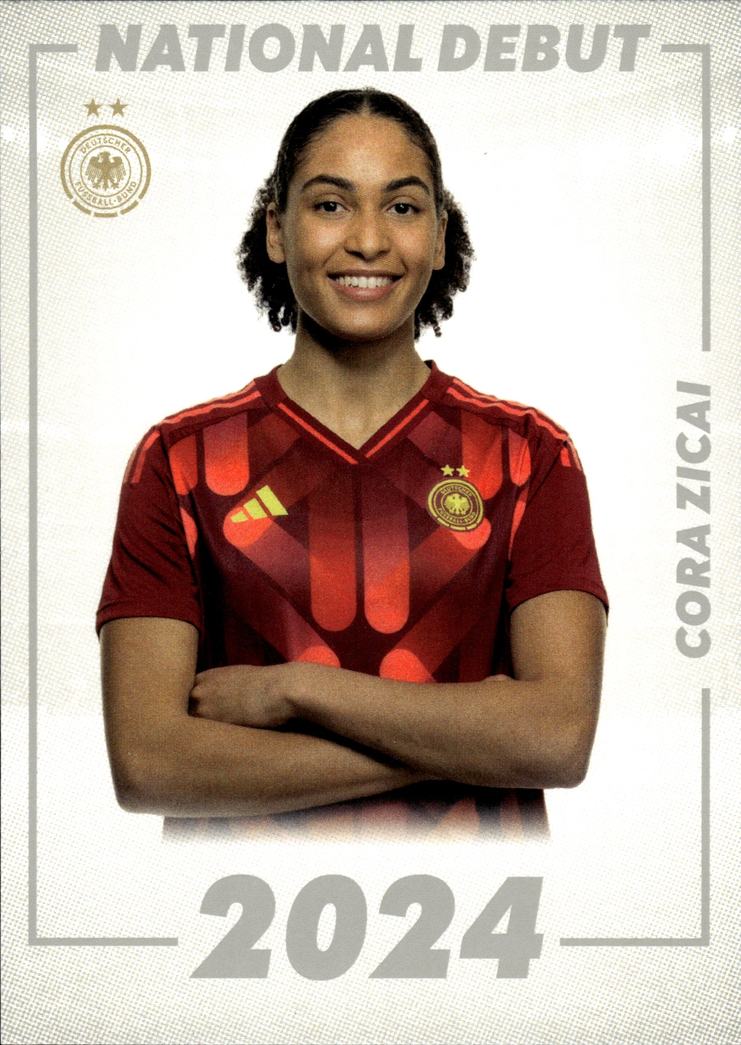 Cora Zicai - Panini DFB-Frauen Team-Set National Debut 2025, Nr. DEB-26 – Insert (Art.-Nr. SG109819)