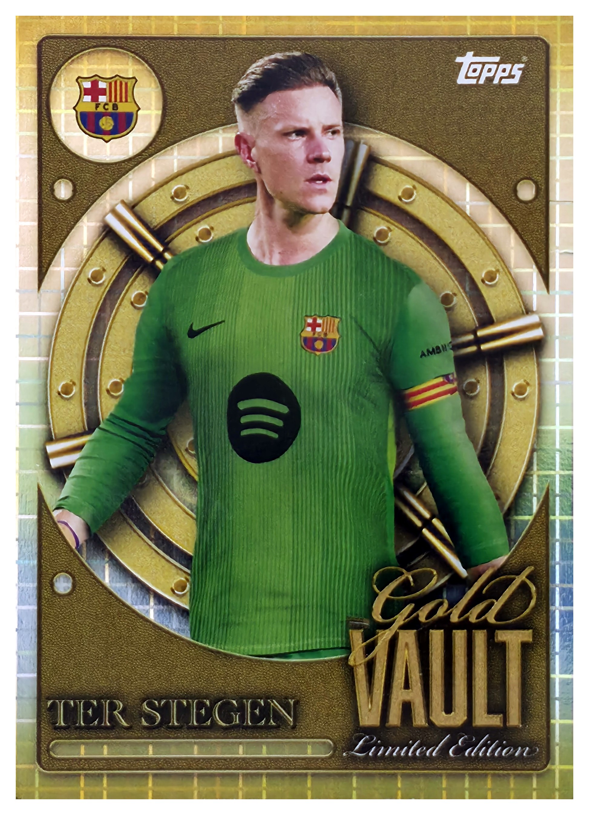 Marc-André ter Stegen - Topps FC Barcelona Team Set Gold Vault 2024-25, Nr. GV-1 – Insert (Art.-Nr. SG110877)