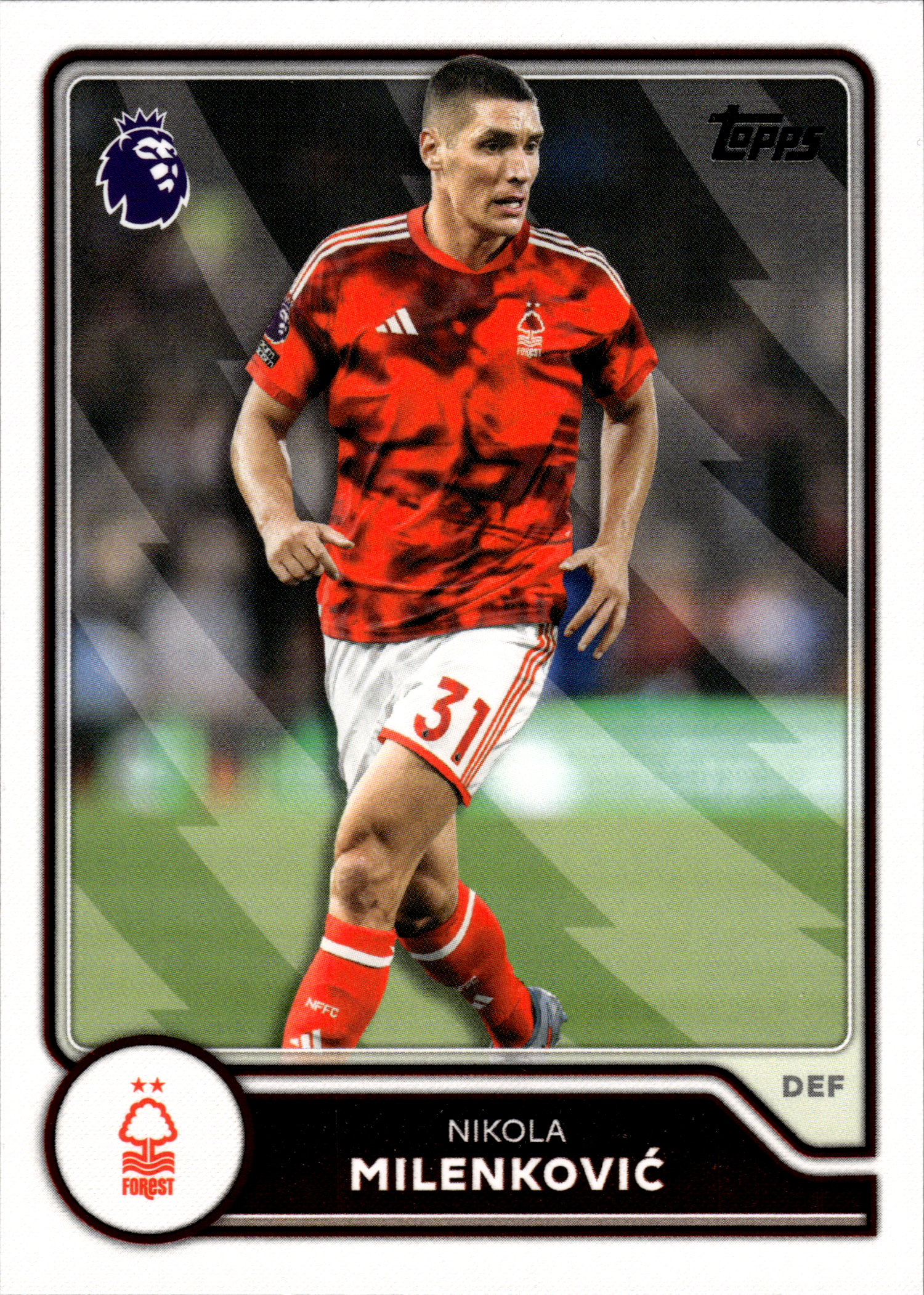 Nikola Milenković - Topps Flagship Premier League Base Set 2026-27, Nr. 217 (Art.-Nr. SG104856)
