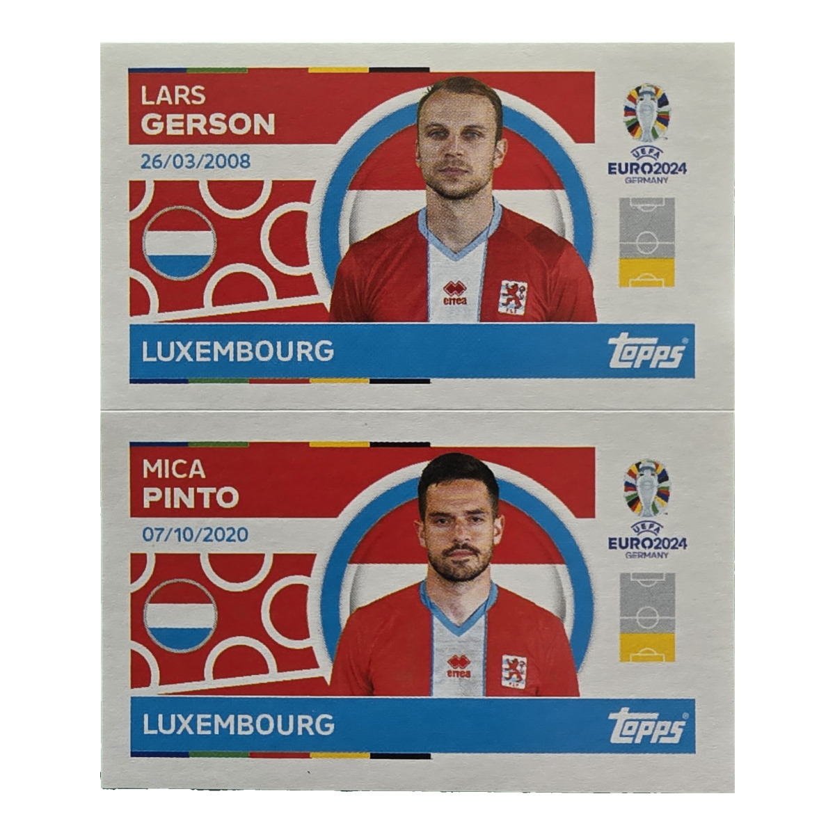 Lars Gerson / Mica Pinto - Luxemburg, UEFA Euro 2024, Nr. LUX4-5