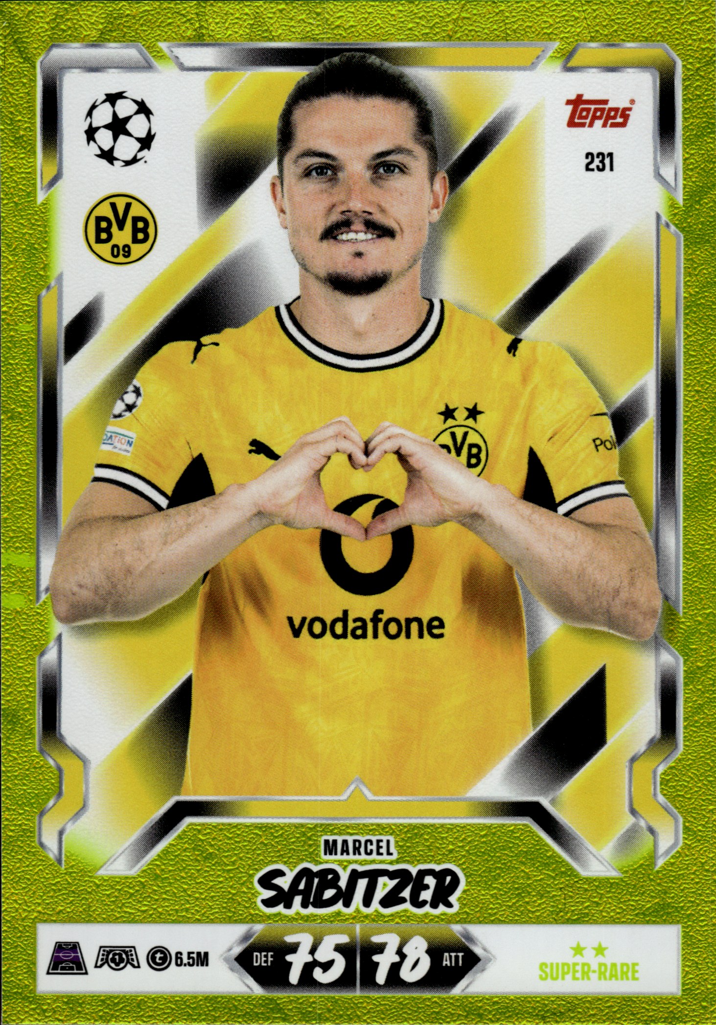 Marcel Sabitzer - Topps Match Attax UEFA Club Competitions Base Set 2026-27, Nr. 231 – Super Rare (Art.-Nr. SG107412)
