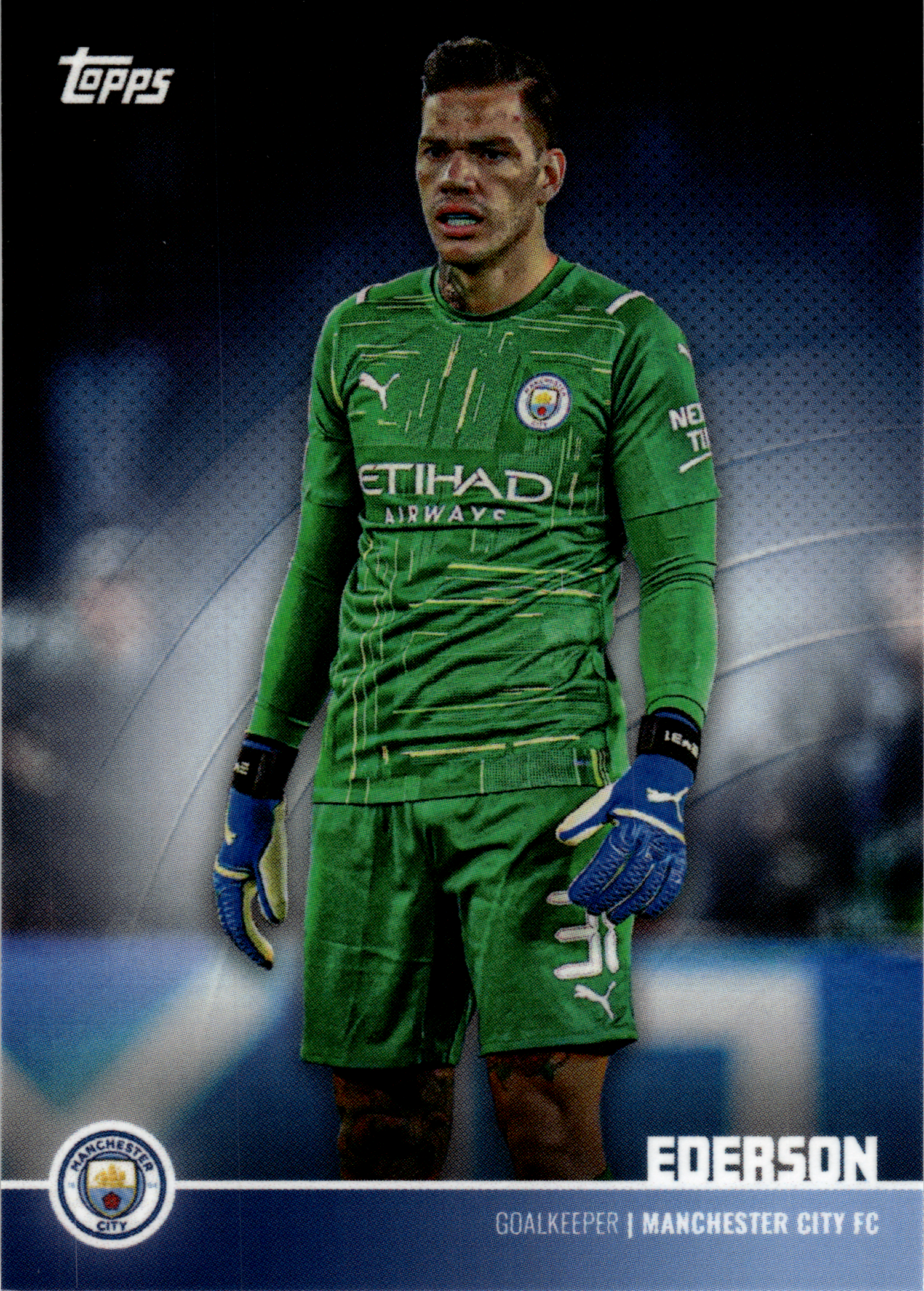 Ederson - Topps Manchester City Team Set Base Set 2021-22 (Art.-Nr. SG106333)