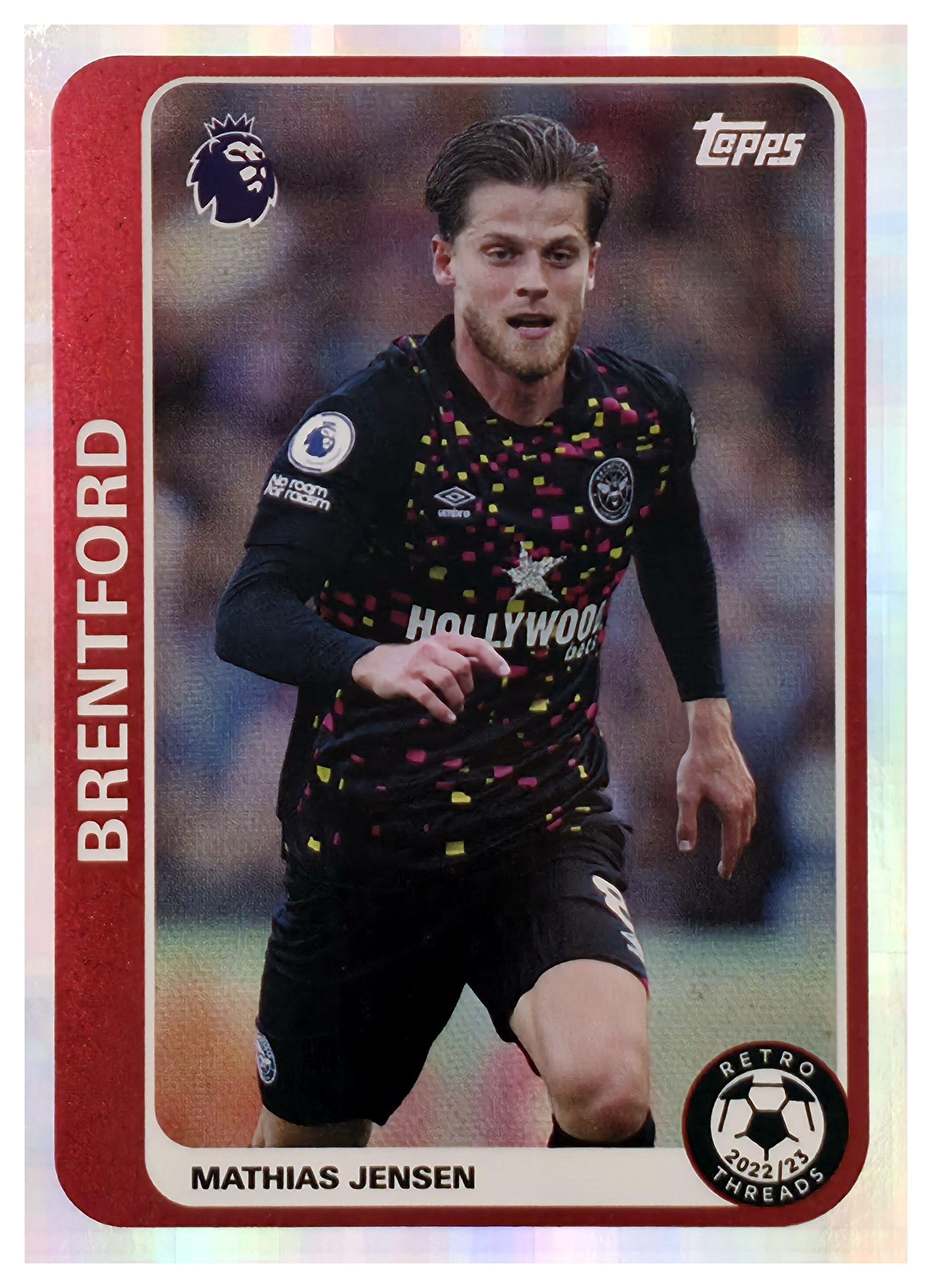 Mathias Jensen - Topps Flagship Premier League Retro Threads 2026-27, Nr. RT 5 – Insert (Art.-Nr. SG109435)